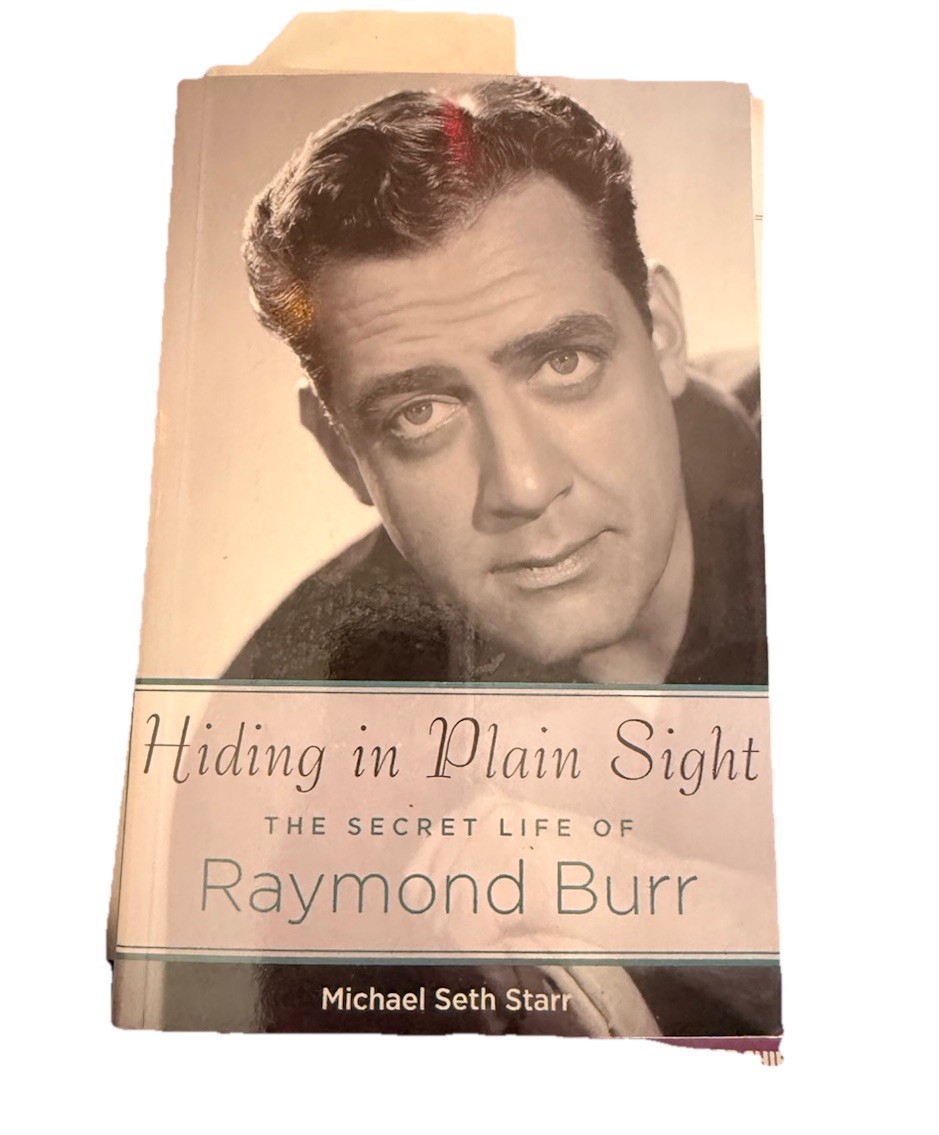 Raymond Burr Book Lot of 2 Paperback Books