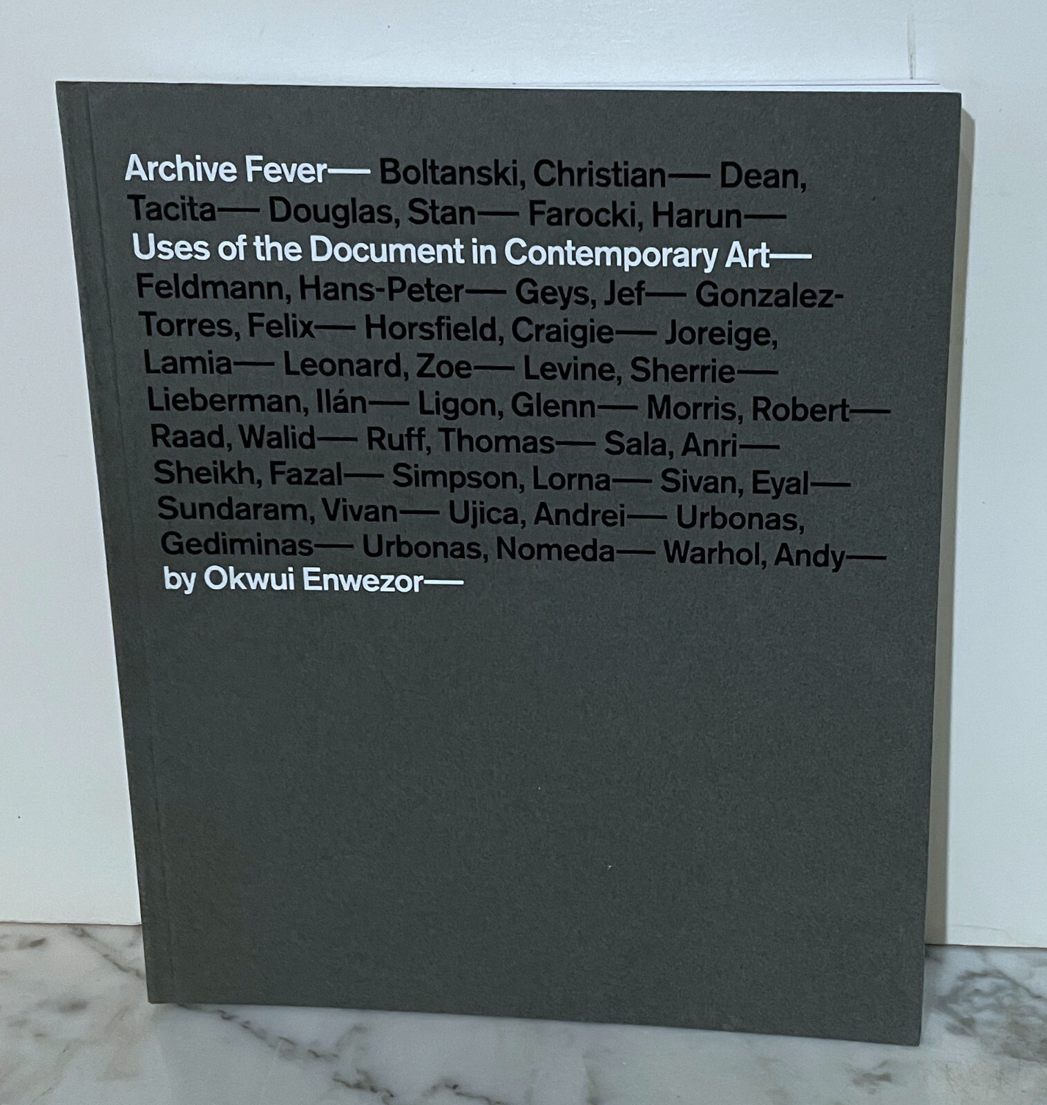 ARCHIVE FEVER: USES OF THE DOCUMENT IN CONTEMPORARY ART – BY OKWUI ENWEZOR