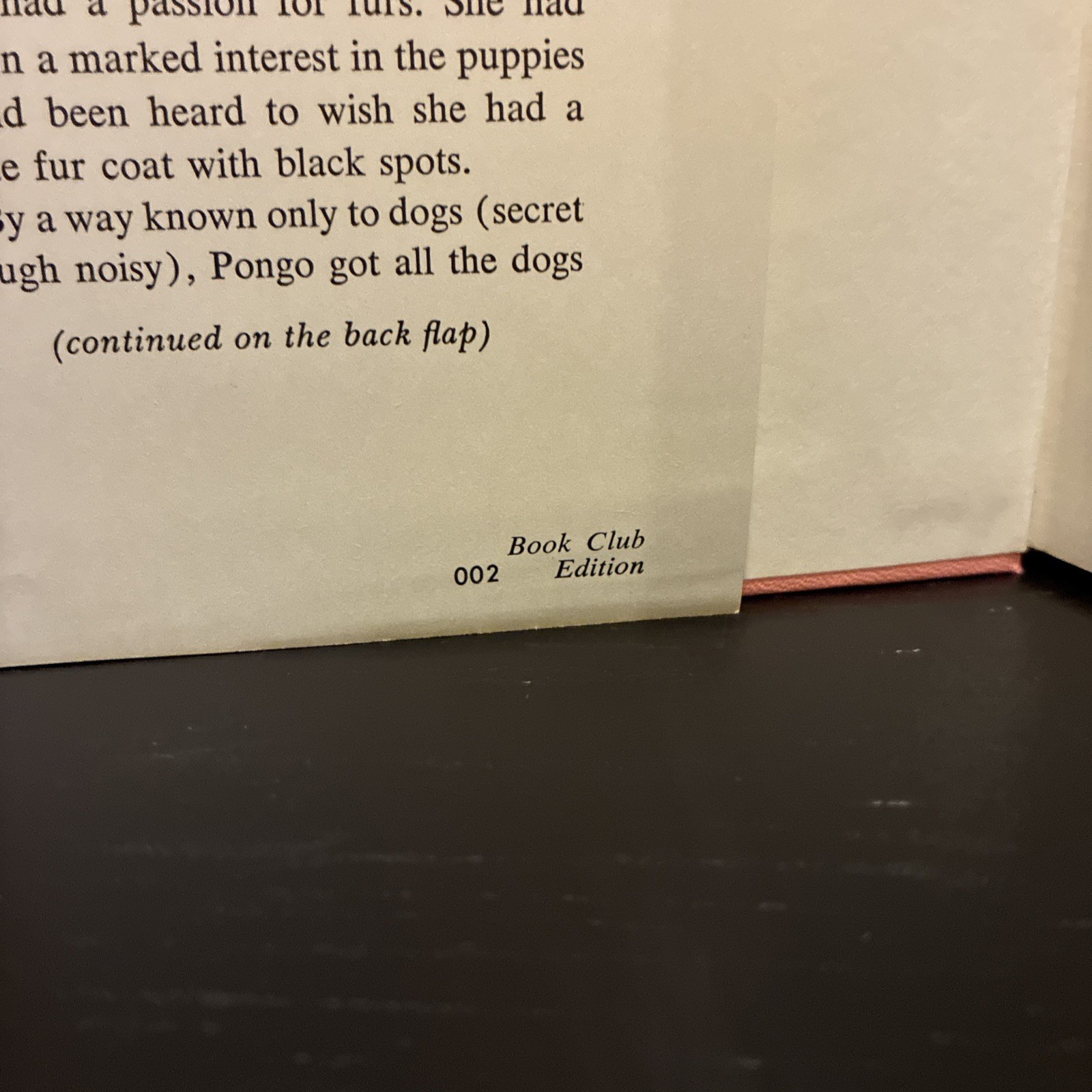 The Hundred and One Dalmatians – Dodie Smith – 1957 Book Club Edition – HCDJ