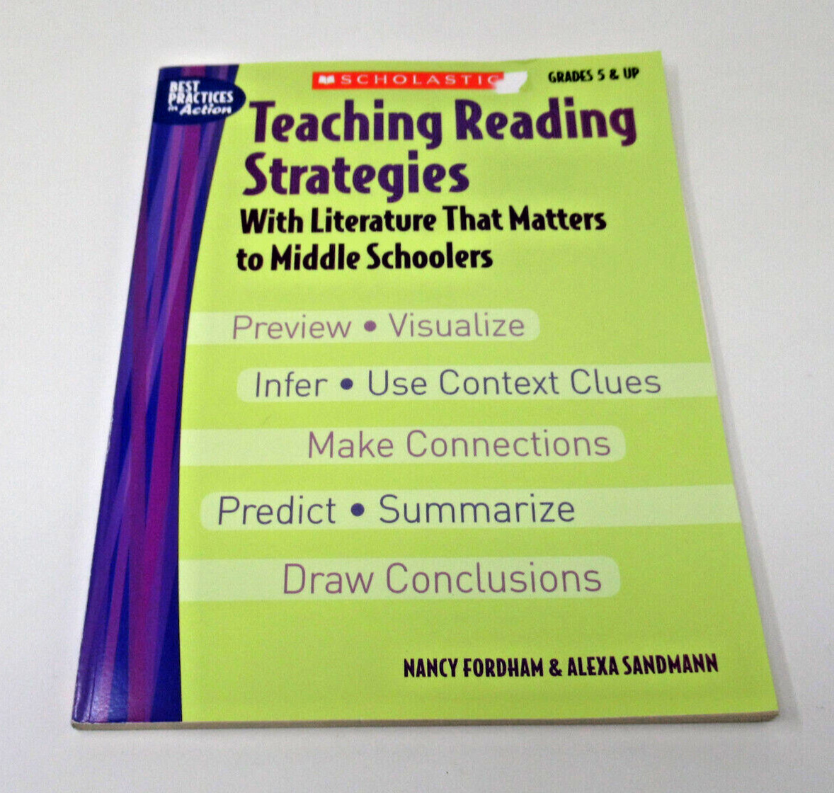 Teaching Reading Strategies Scholastic Grades 5 and Up Middle School Teacher