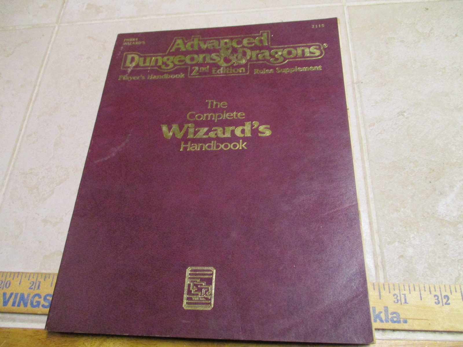 THE COMPLETE WIZARD’S HANDBOOK AD&D Ed Dungeons Dragons 2115 Softcover PHBR4 VTG