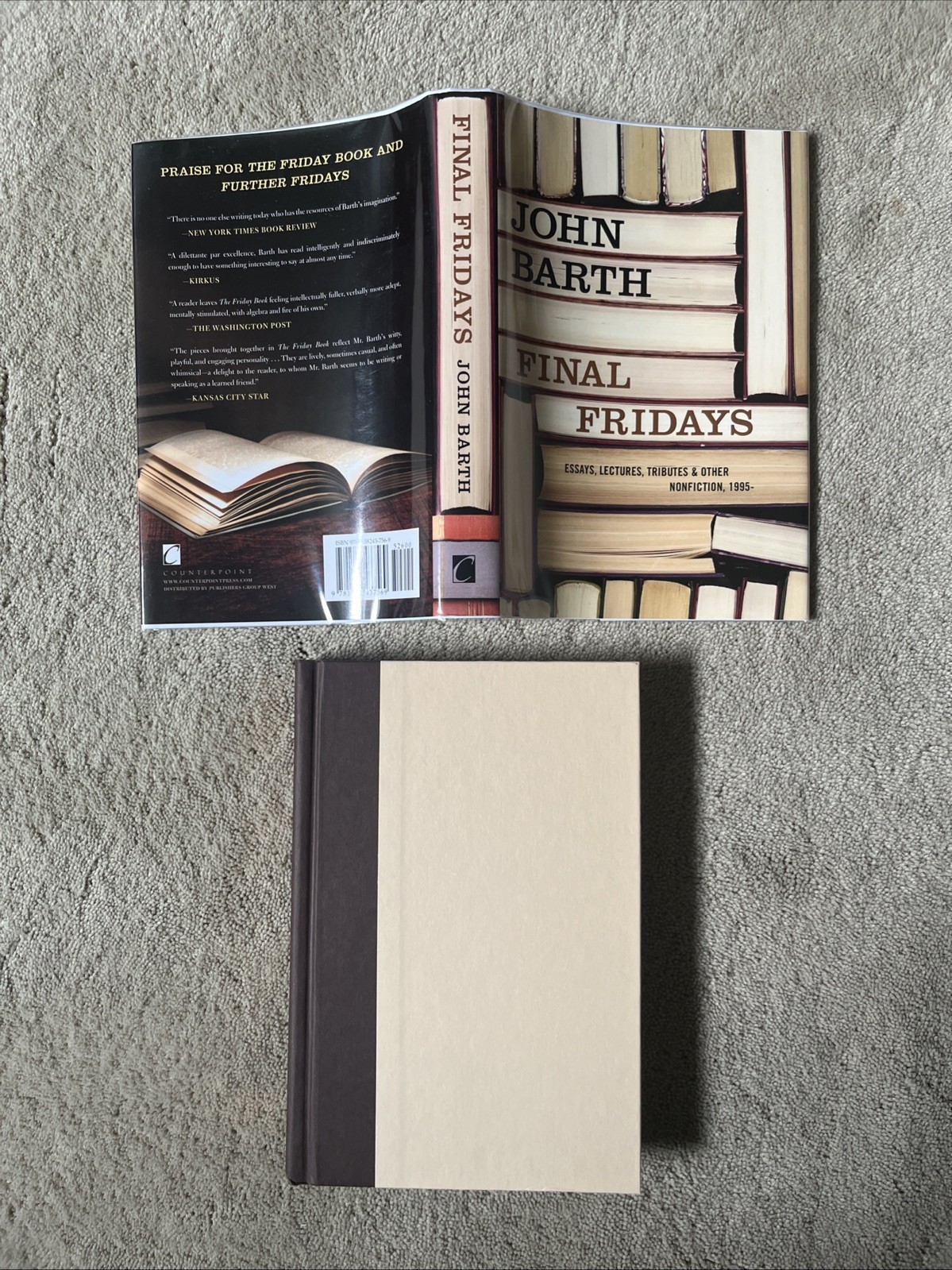 Final Fridays, John Barth. Counterpoint 2012. Signed & Dated First Printing.