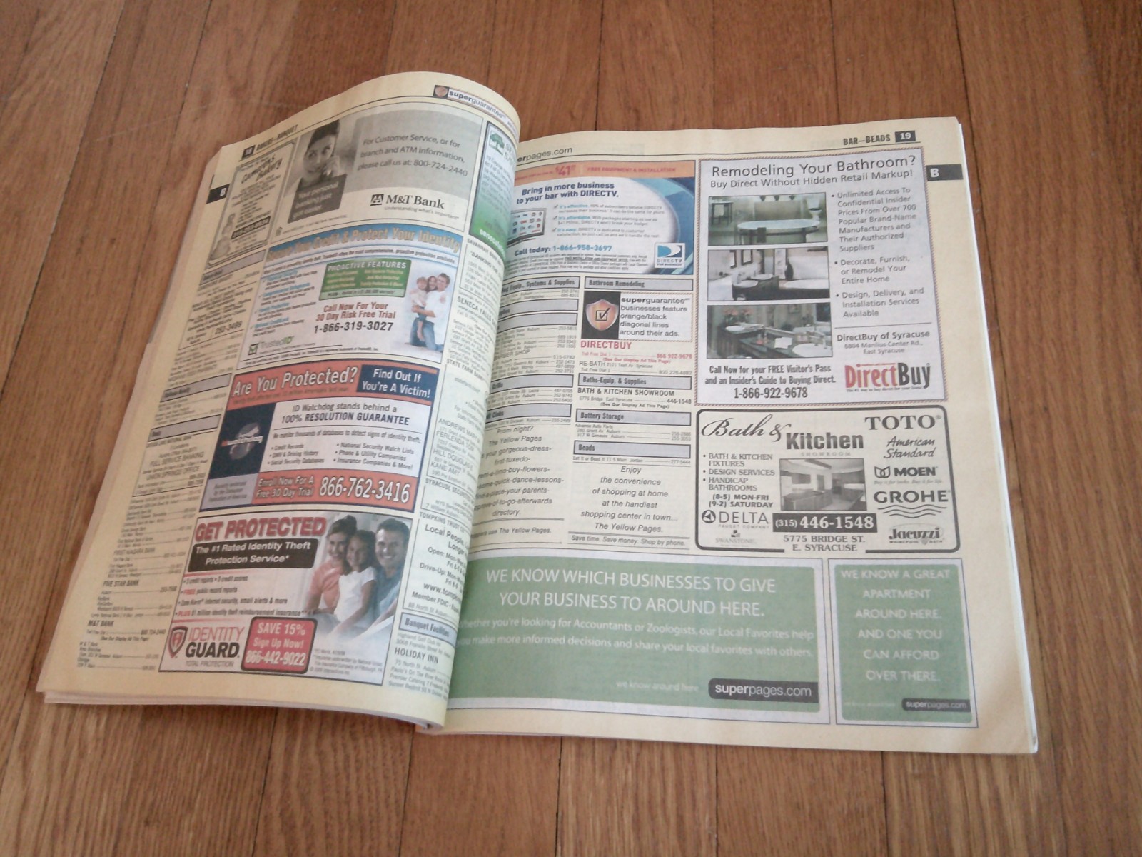 Auburn NY Area Phone Book 2009-2010 Residential & Business Listings AreaCode 315