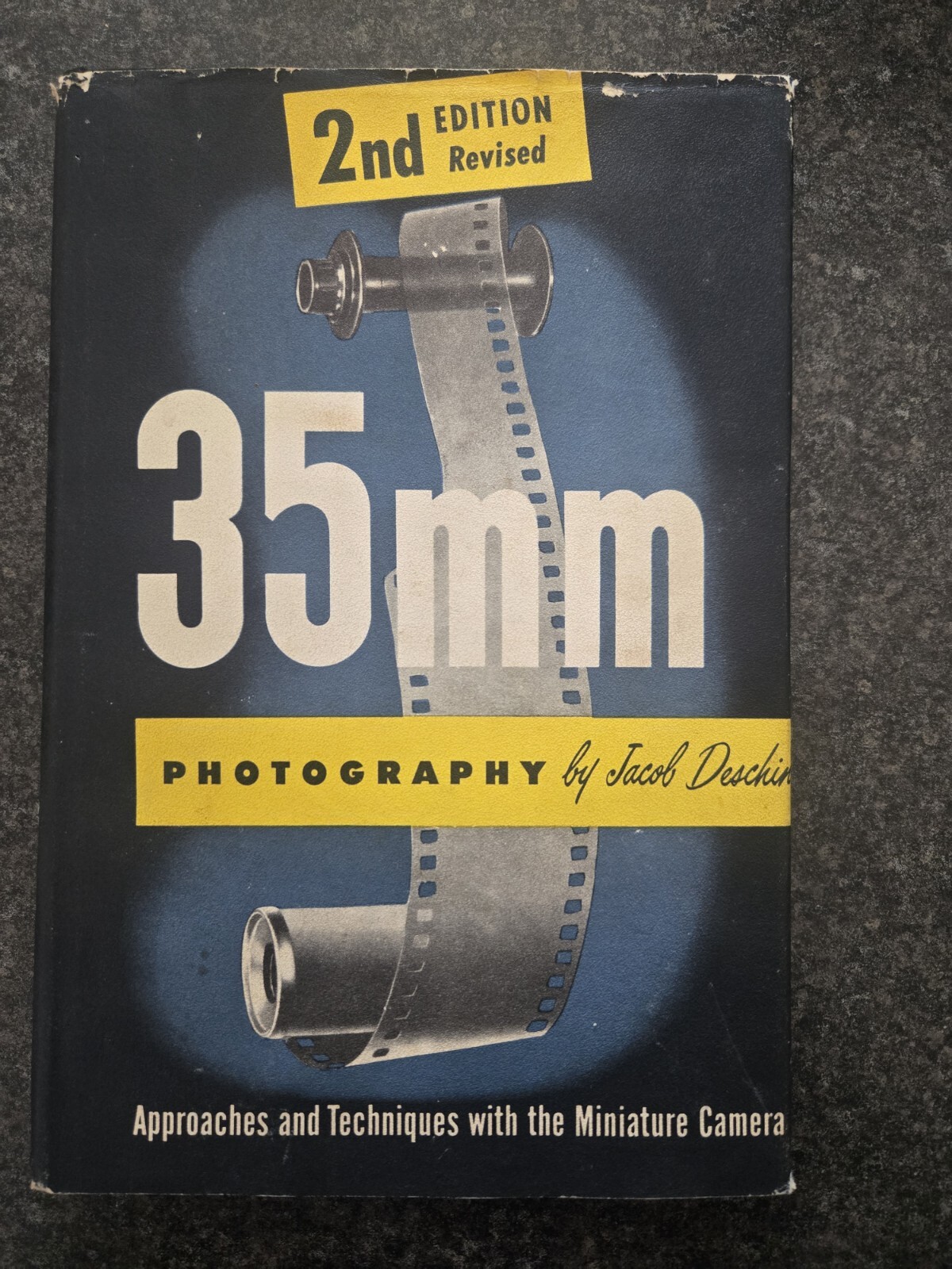 35mm Photography Hardback By Jacob Deschin Vintage Film Camera 1959 Vg Hc Gd Dj