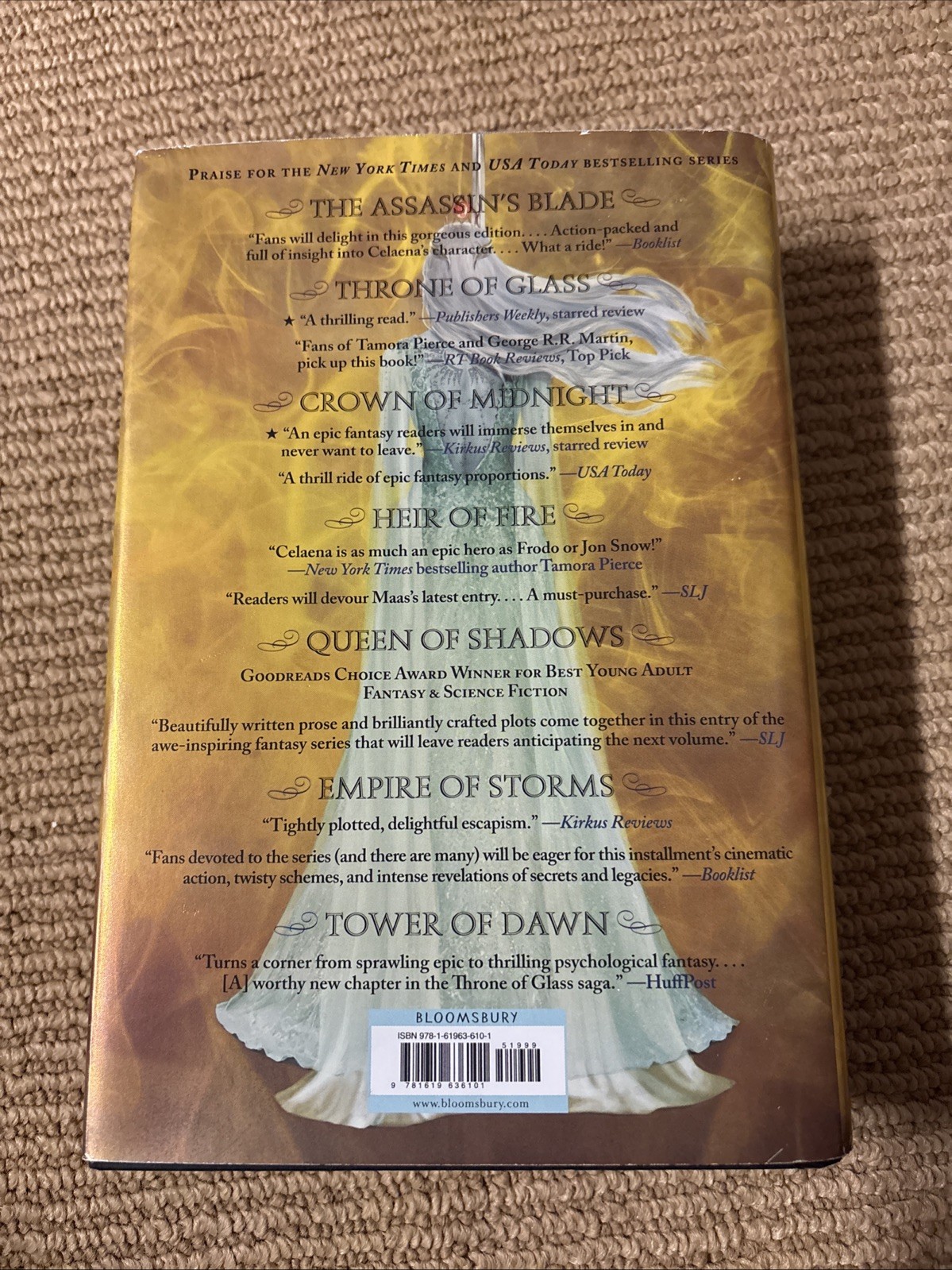 Kingdom of Ash by Sarah J. Maas Hardcover Original Cover OOP