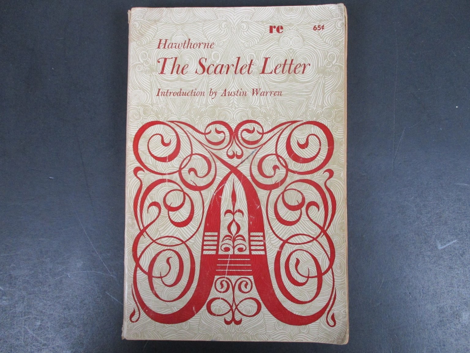 The Scarlet Letter Nathaniel Hawthorne 1962 Eighteenth Printing Rinehart Edition
