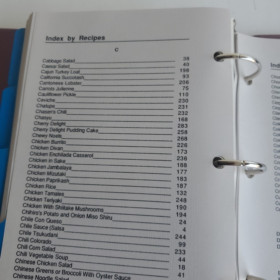 Lot Tanita Japanese Cookbook AZ Family Favorites 3 ring Regional Family Tamura