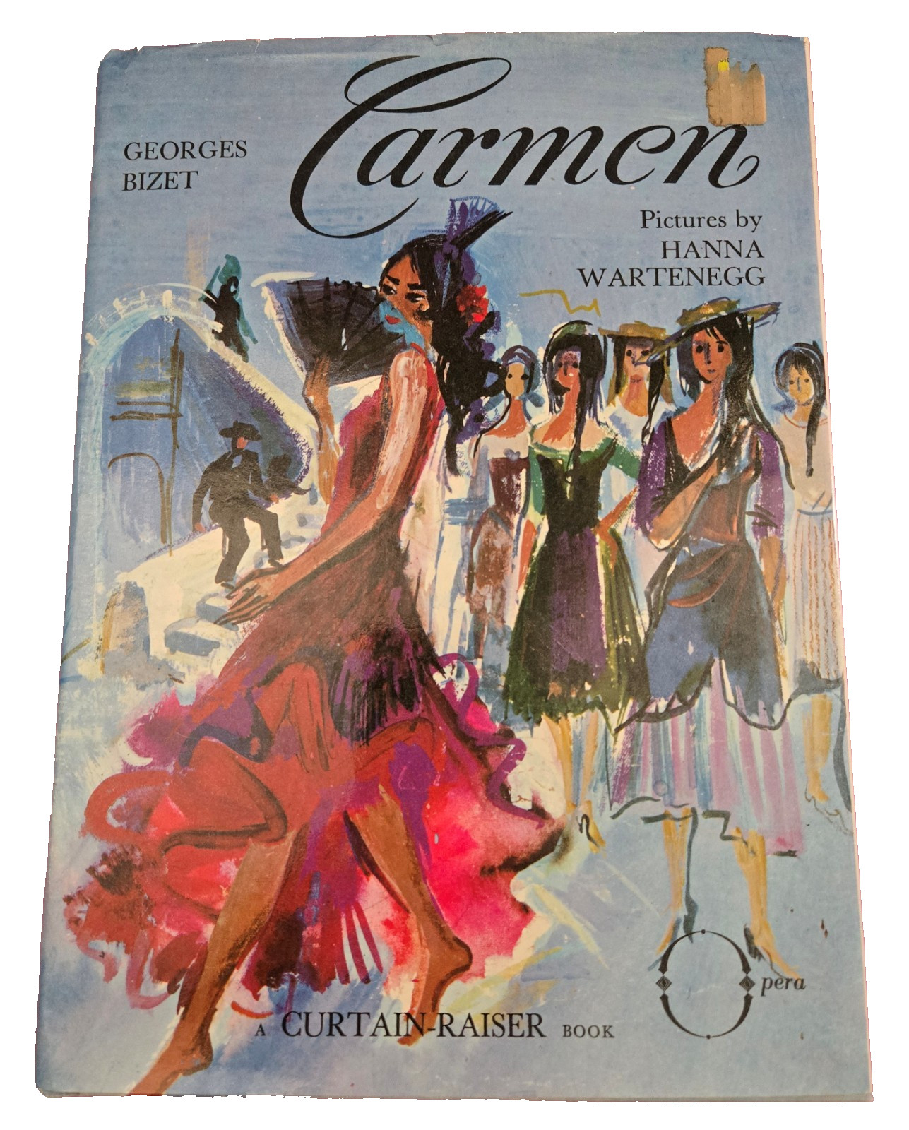 Carmen by Georges Bizet HC DJ 1969 Book Opera Gypsy Illust by Hanna Wartenegg
