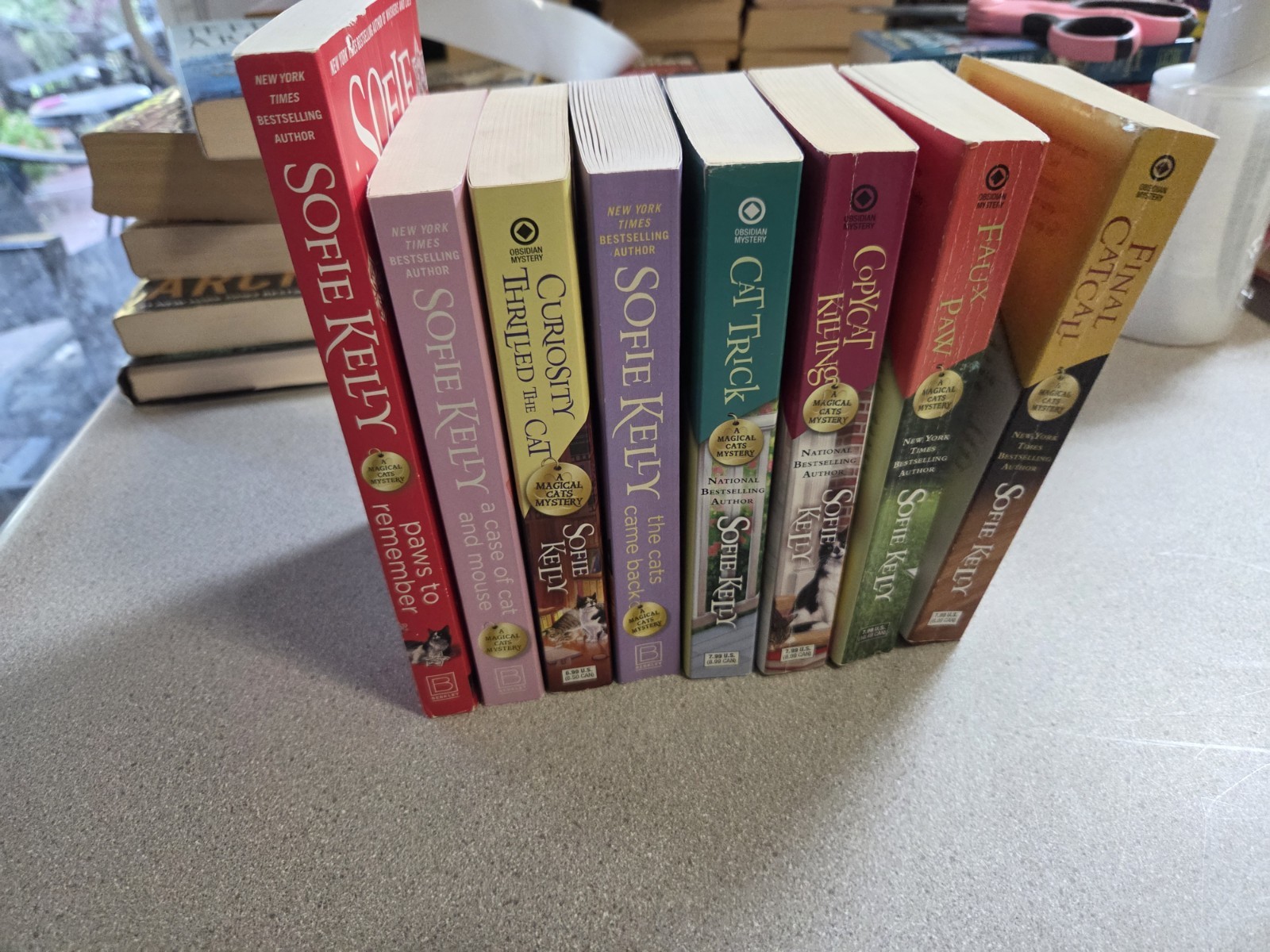 Sofie Kelly Lot Of 8 Books Paperback Magical Cats Mysteries