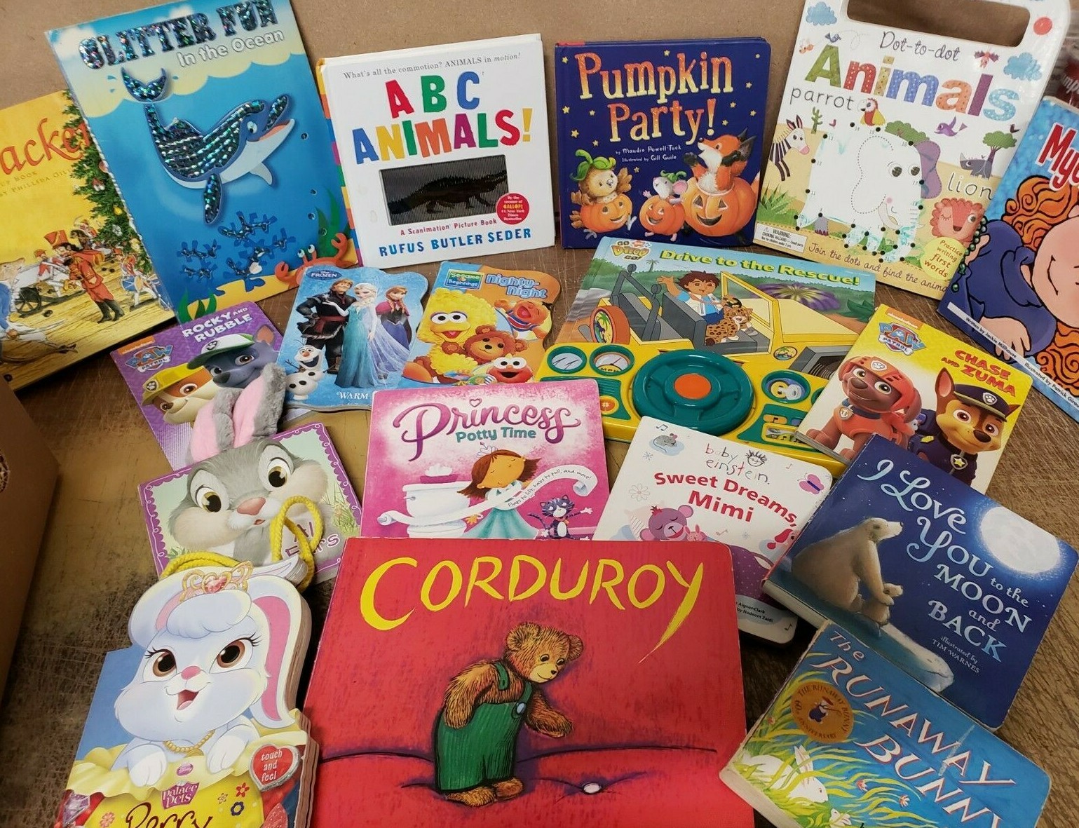Lot of 5 Children BOARD Hardcover BABY TODDLER DAYCARE Kids BOOKS *RANDOM MIX*
