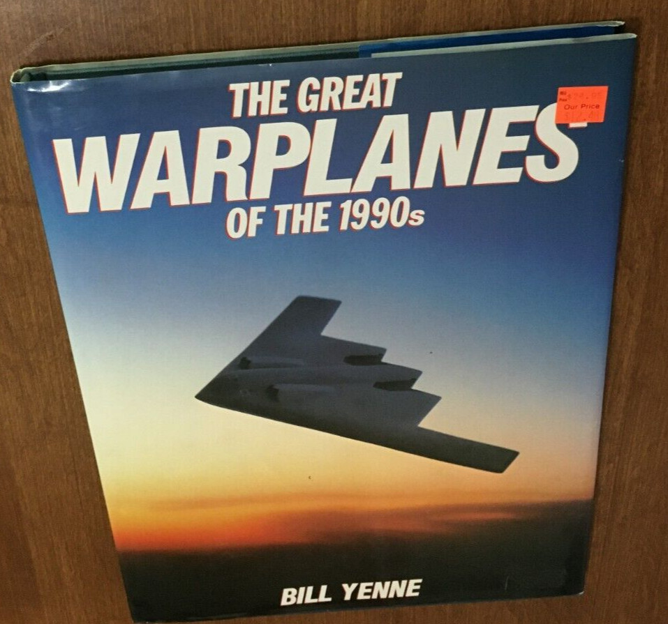 Great Warplanes of the 1990s 9 1/4″ x 12 1/4″ Coffee Table Book by Bill Yenne