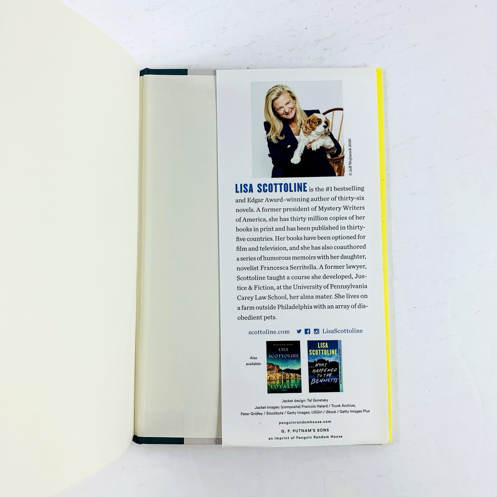 The Truth About The Devlins By Lisa Scottoline HC/DJ Book Signed By The Author