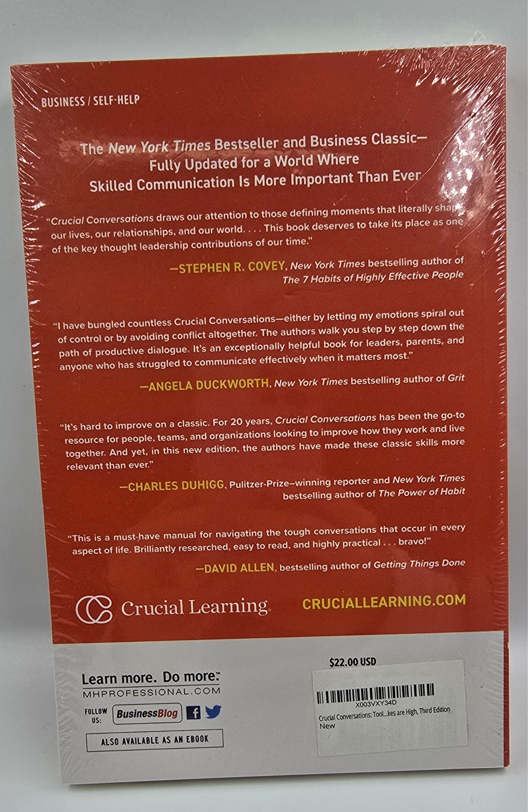 Crucial Conversations: Tools for Talking When Stakes Are High Third Edition New