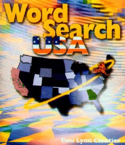 Word Search USA – Spiral-bound By Cloutier, Toni Lynn – VERY GOOD