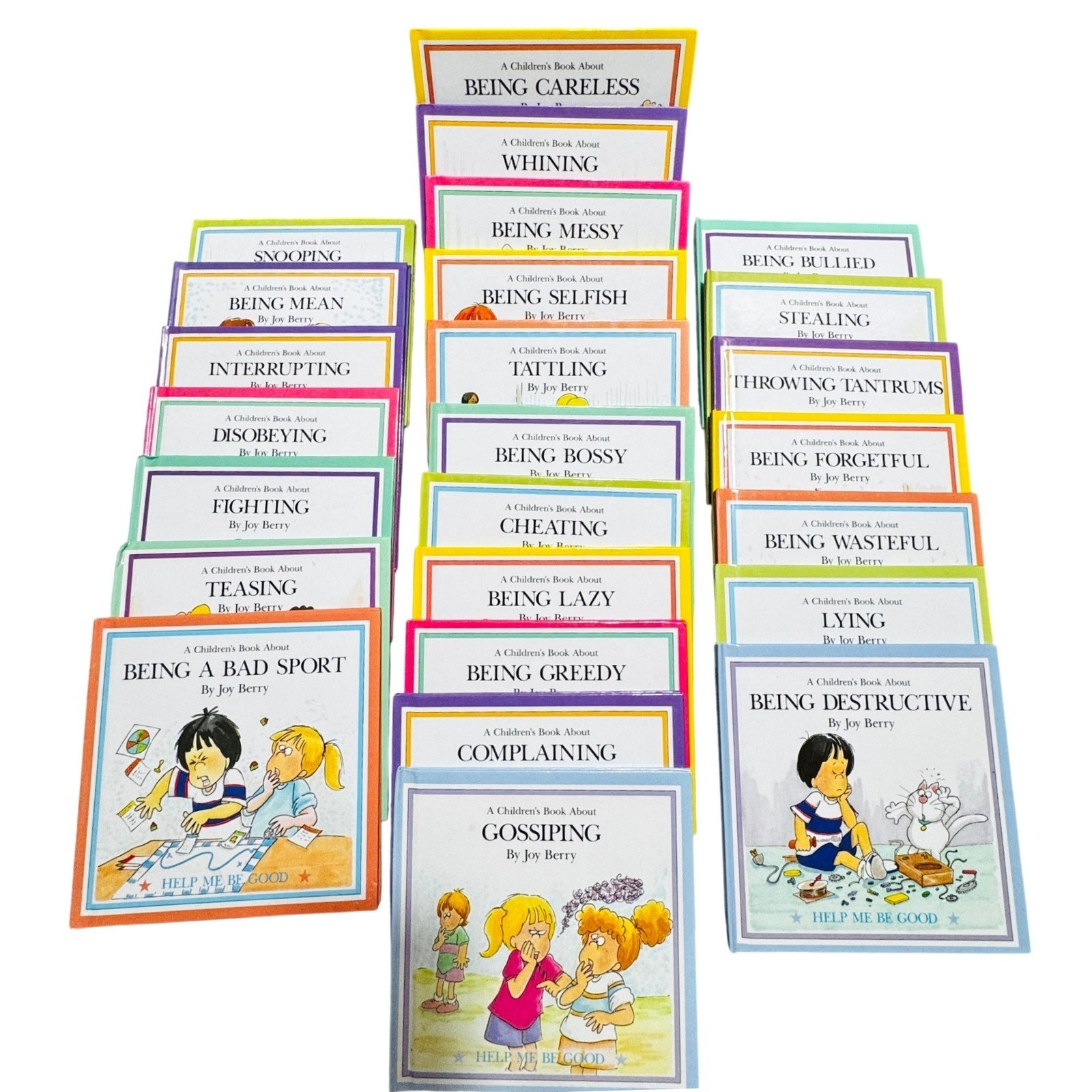 Joy Berry Help Me Be Good Lot 25 Grolier HC Child Behavior Books Homeschool