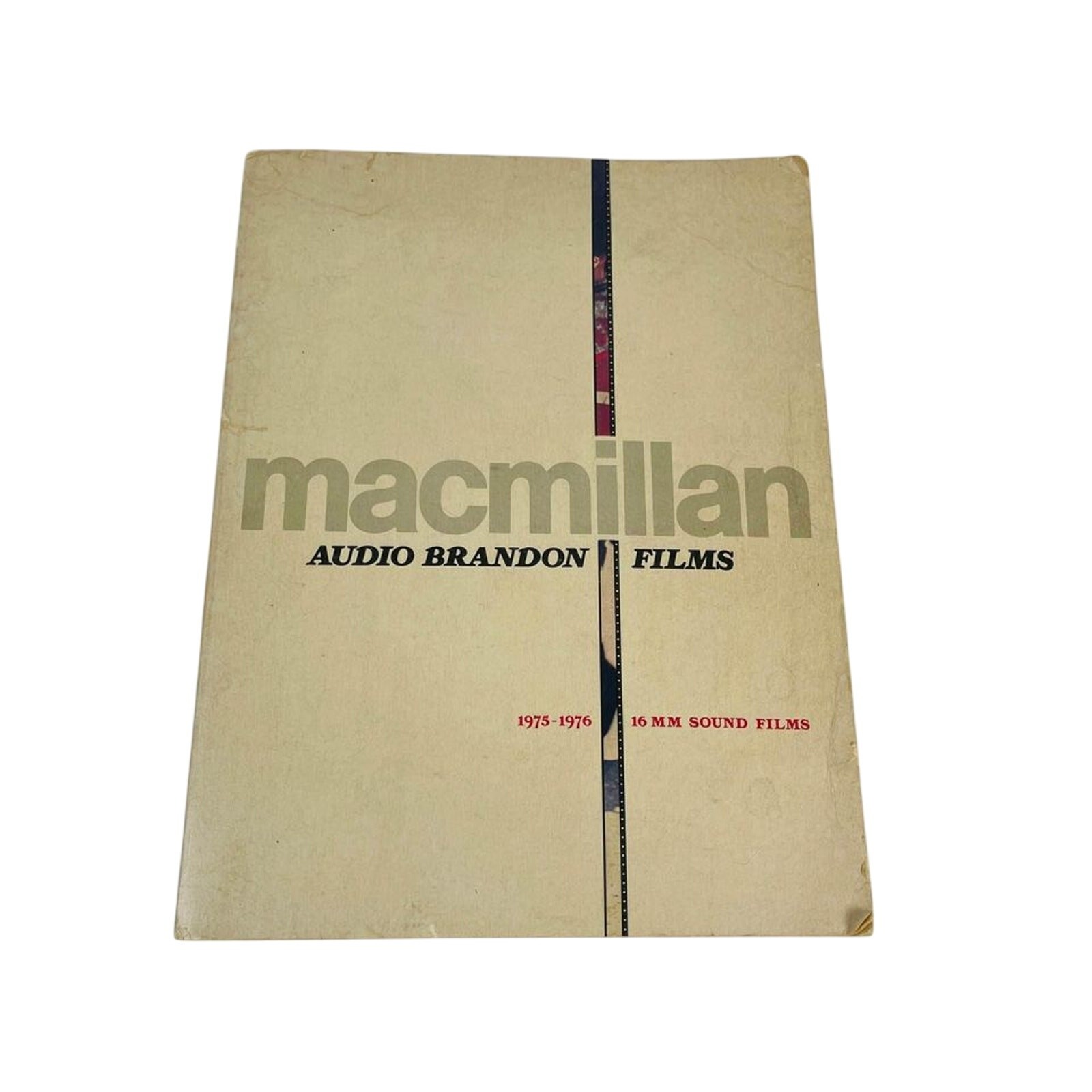 Macmillan Audio Brandon Films 1975-76 16mm film catalog book 440 Pages