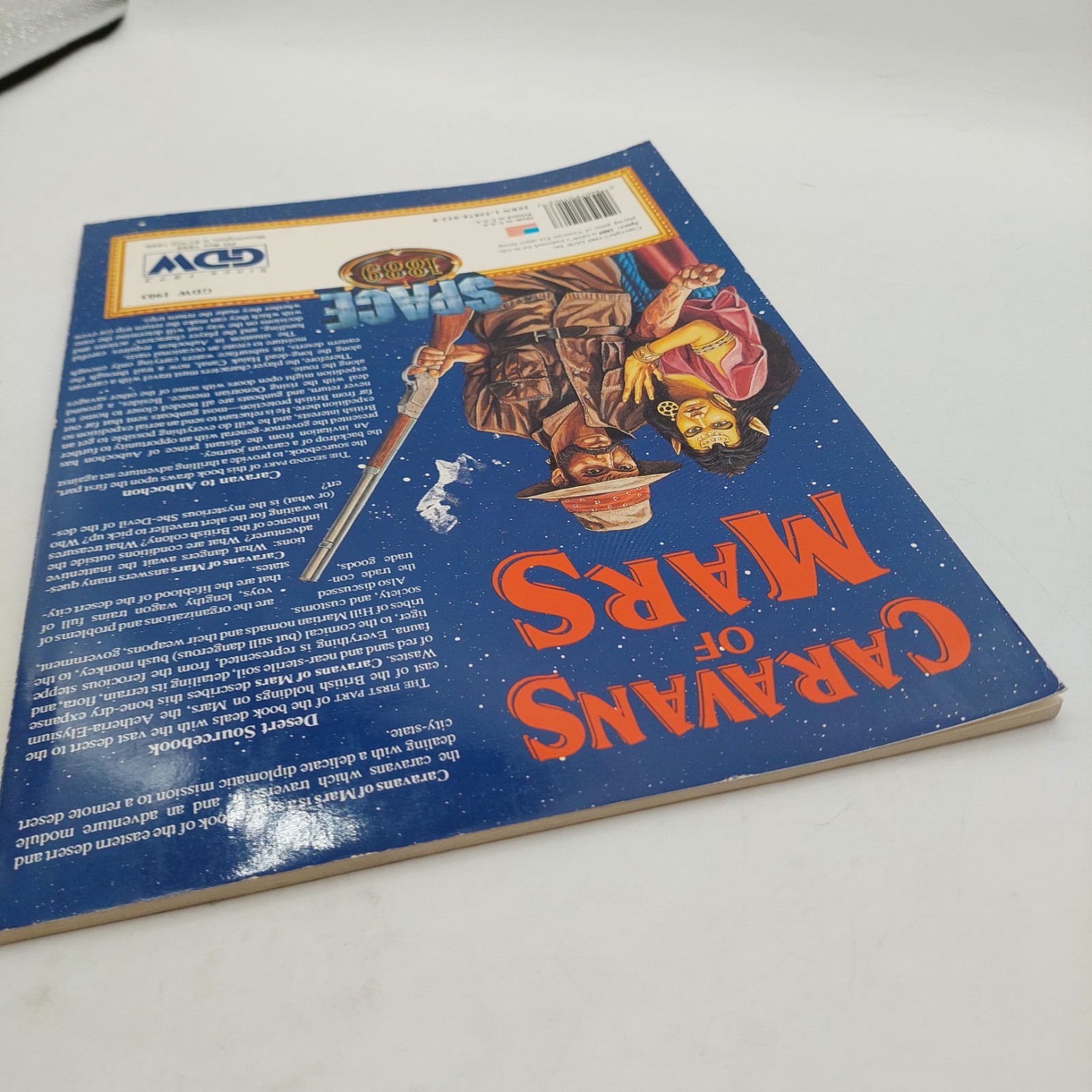 SPACE: 1889, CARAVANS OF MARS by ED ANDREWS, GDW GAMES #1903, 1989 RPG!