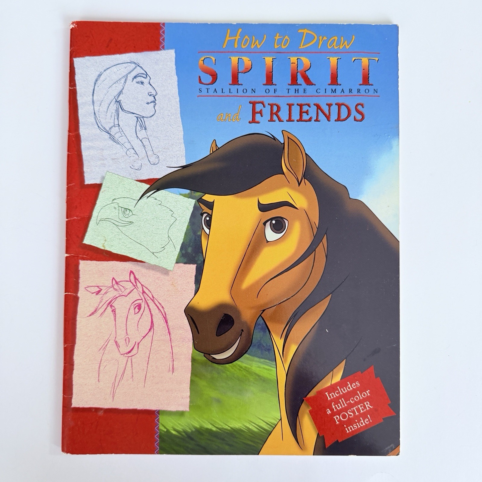 How to Draw Spirit Stallion of the Cimarron 2002 DreamWorks Art Book NEW VINTAGE
