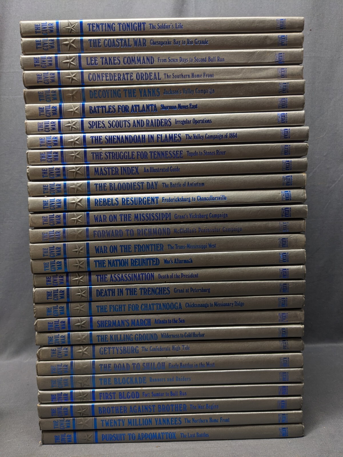 Vintage Time-Life Books The Civil War Complete 28 Volume Set with Master Index