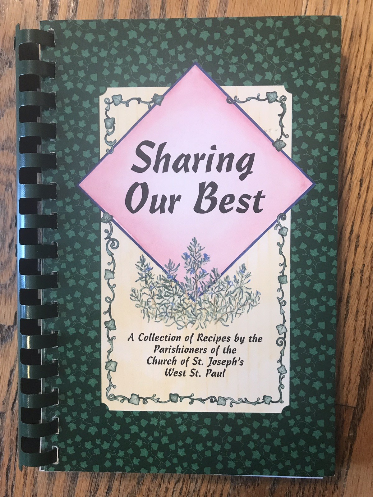 Vintage Parishioners St. Joseph’s Church St. Paul MN Recipes Cookbook 1997 RARE