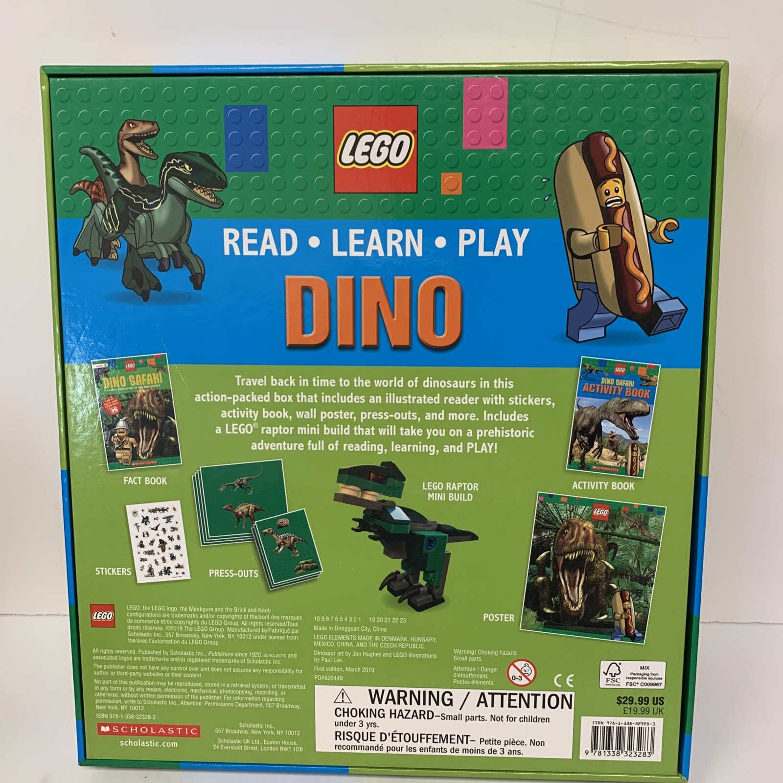 LEGO Dino By Scholastic Dinosaurs – 6+ (Some Parts Missing)