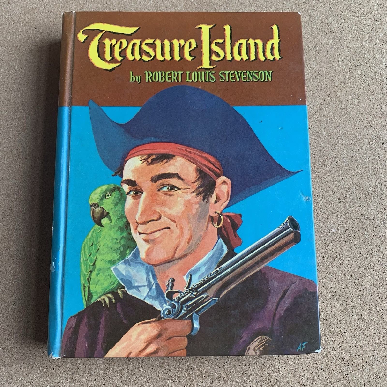 1955 Treasure Island by Robert Louis Stevenson Illustrated Vintage Hardcover