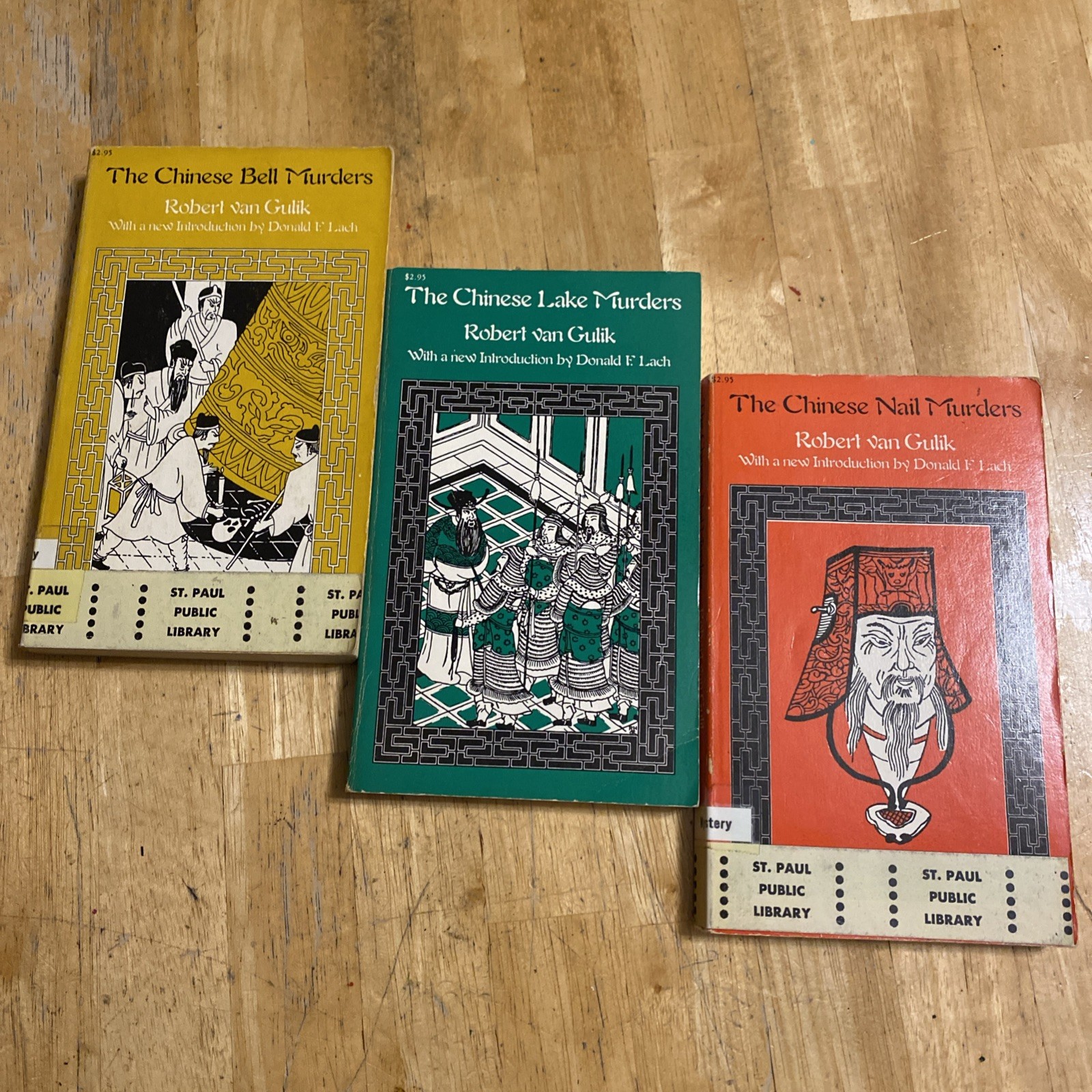 Vintage Robert Van Gulik BOOK LOT of 12 Judge Dee Mystery Chinese PB series