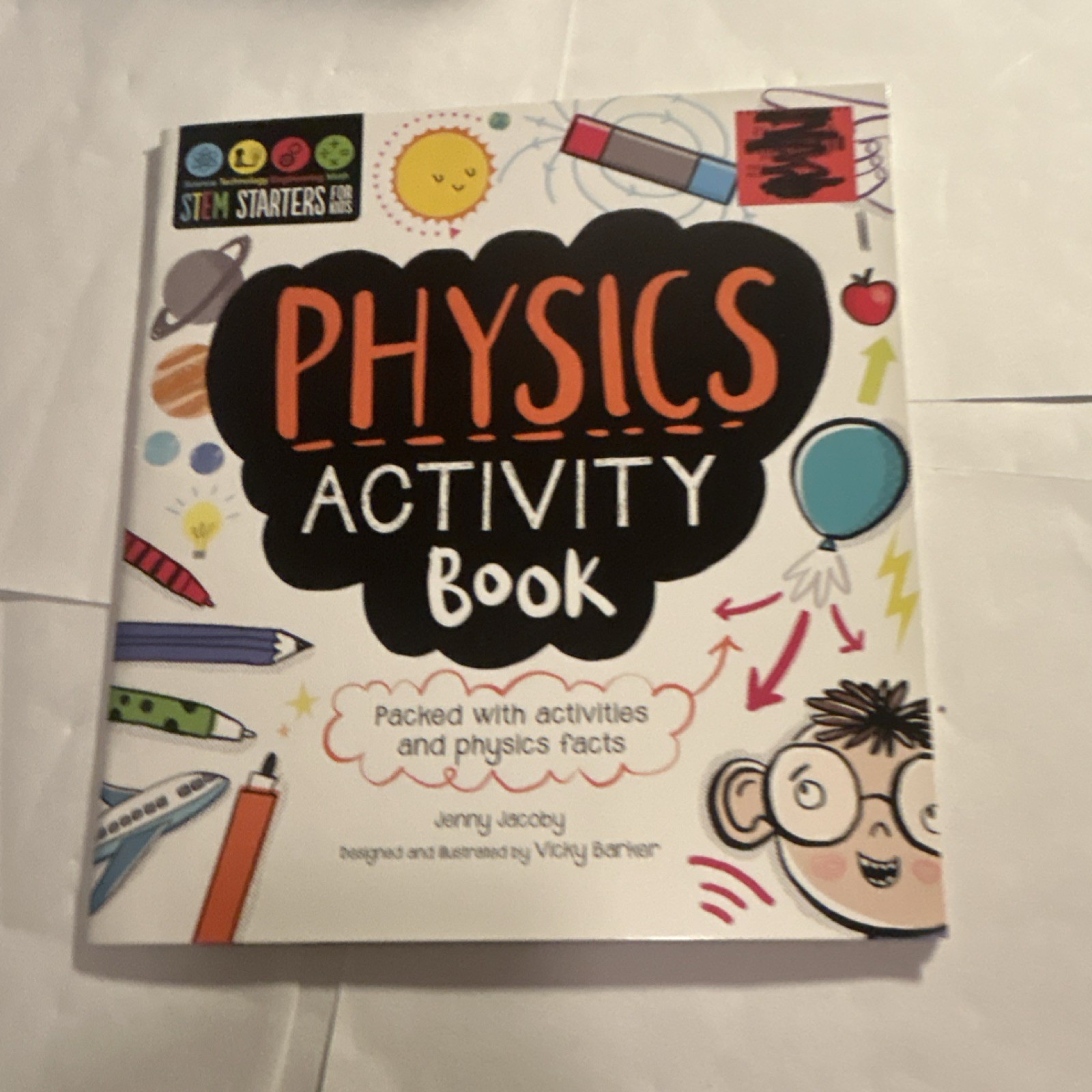 STEM Starters Physics Activity Book Jenny Jacoby Paperback Ages 6-8 Illus Barker