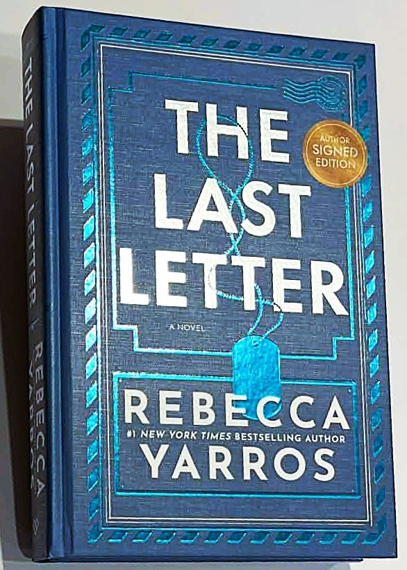 The Last Letter Rebecca Yarros SIGNED True First Edition New Hardcover Special