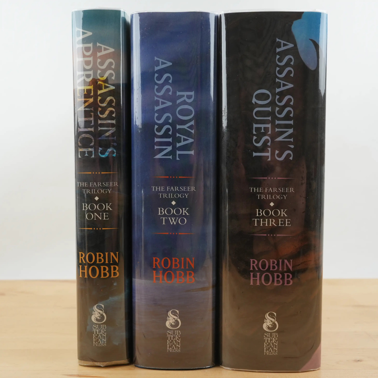 The Farseer Trilogy by Robin Hobb – Subterranean Press, Signed, Publisher’s Co..