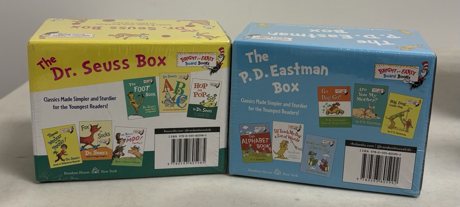 Dr. Seuss and P.D. Eastman Bright and Early 12 Board Books NEW!