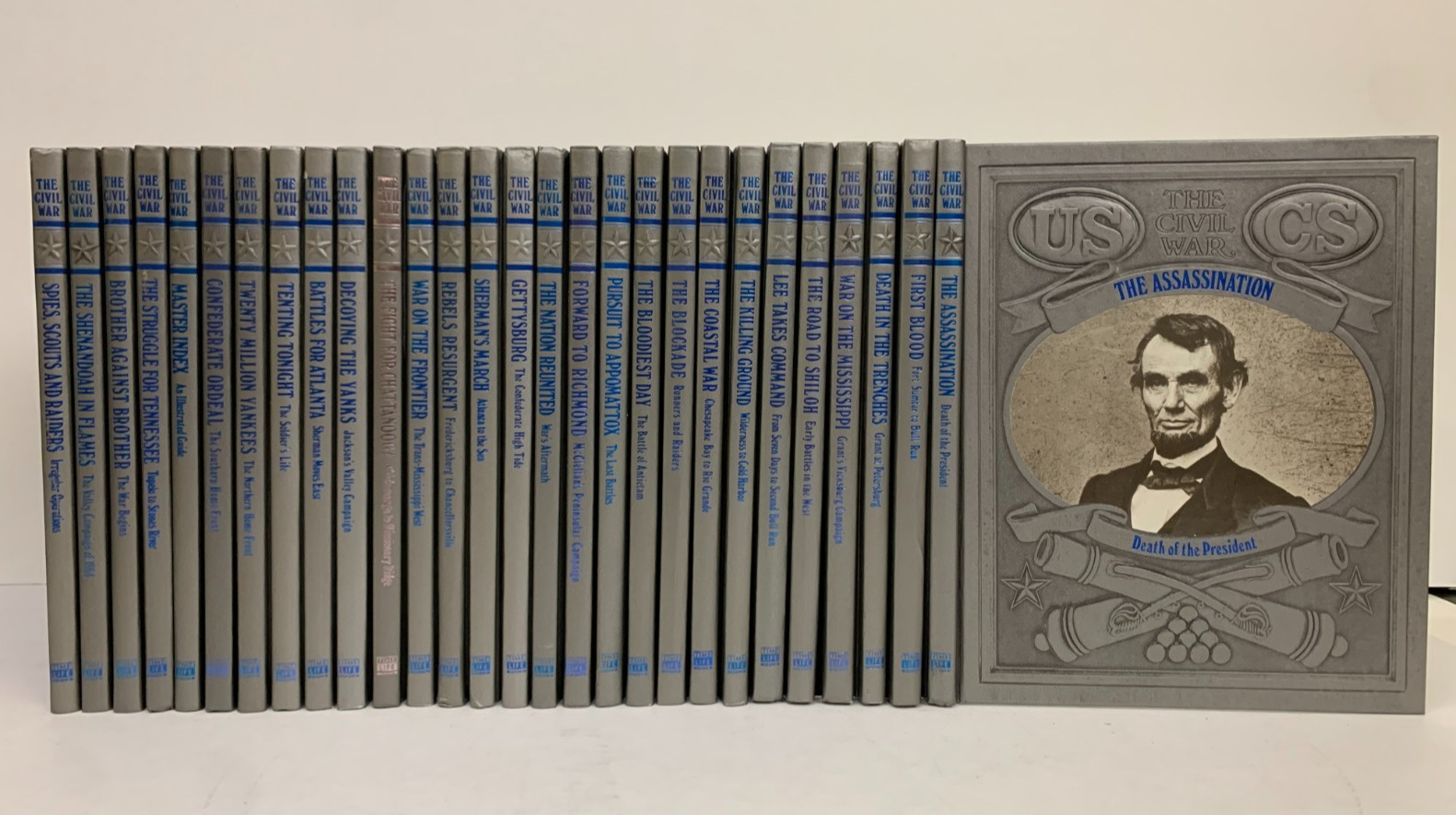 28 vol. complete set THE CIVIL WAR Time-Life Books, 1st printing w/ Master Index