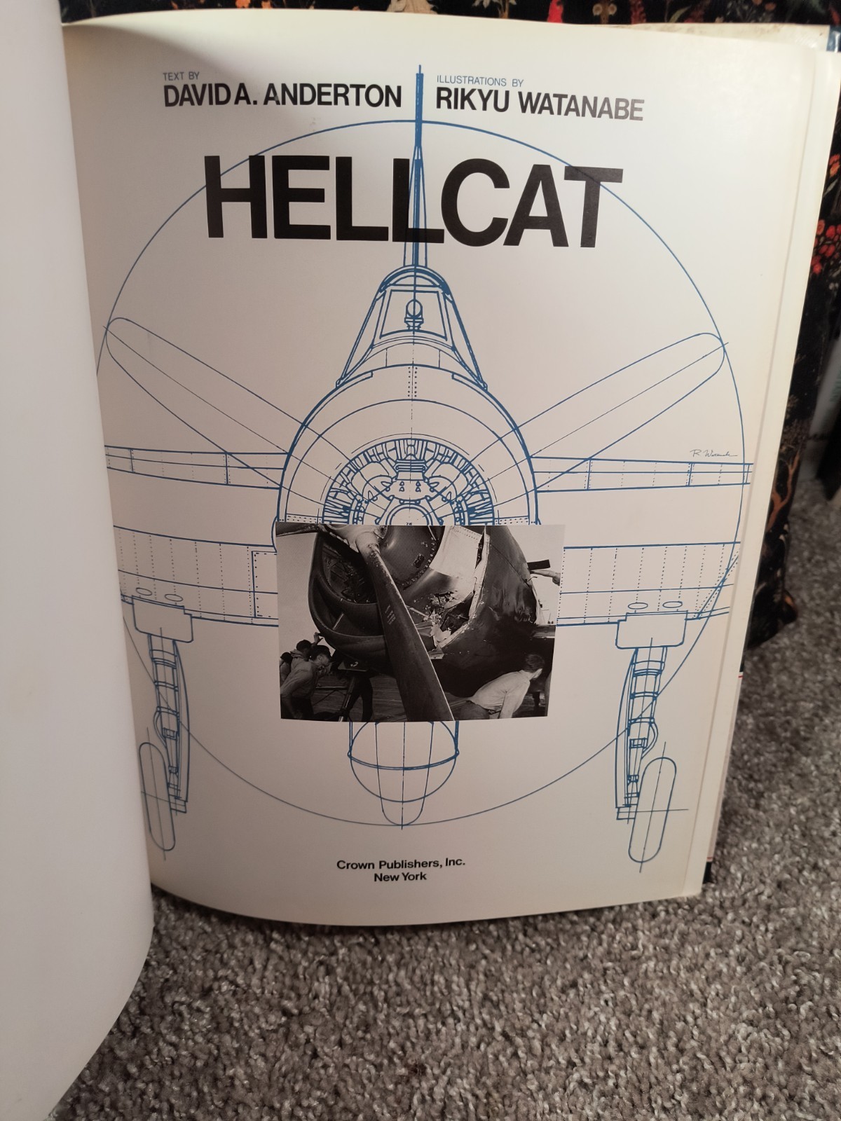 Hellcat by David A. Anderton Aviation Hardcover With Dust Jacket 1981 1st Ed