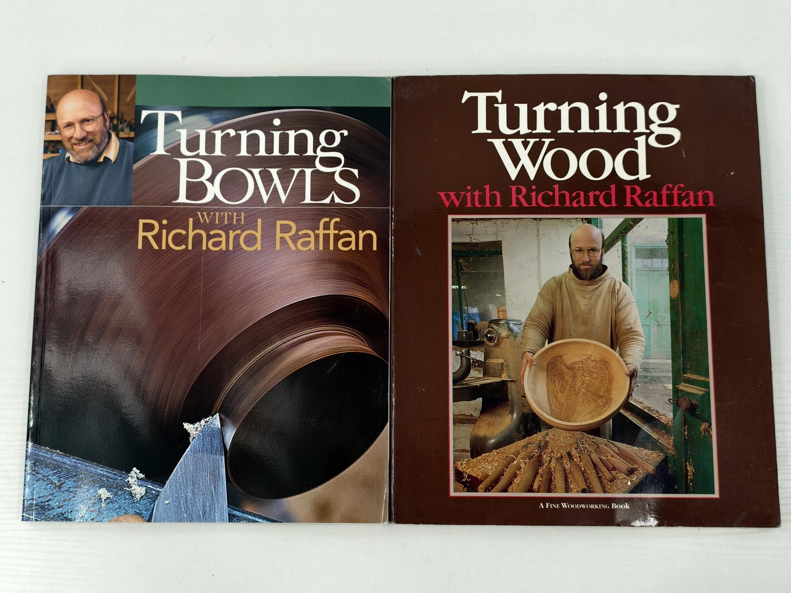 Vintage Turning Bowls With Richard Raffan The Taunton Press Paperback Lot of 2