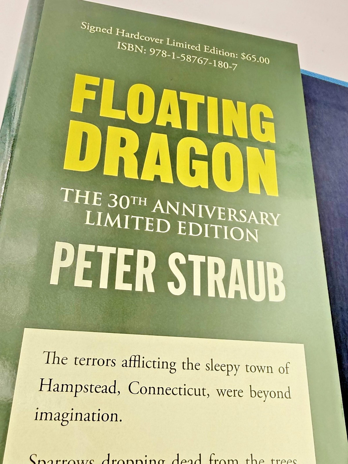 Floating Dragon Signed Limited Edition #366/750 Peter Straub Cemetery Dance