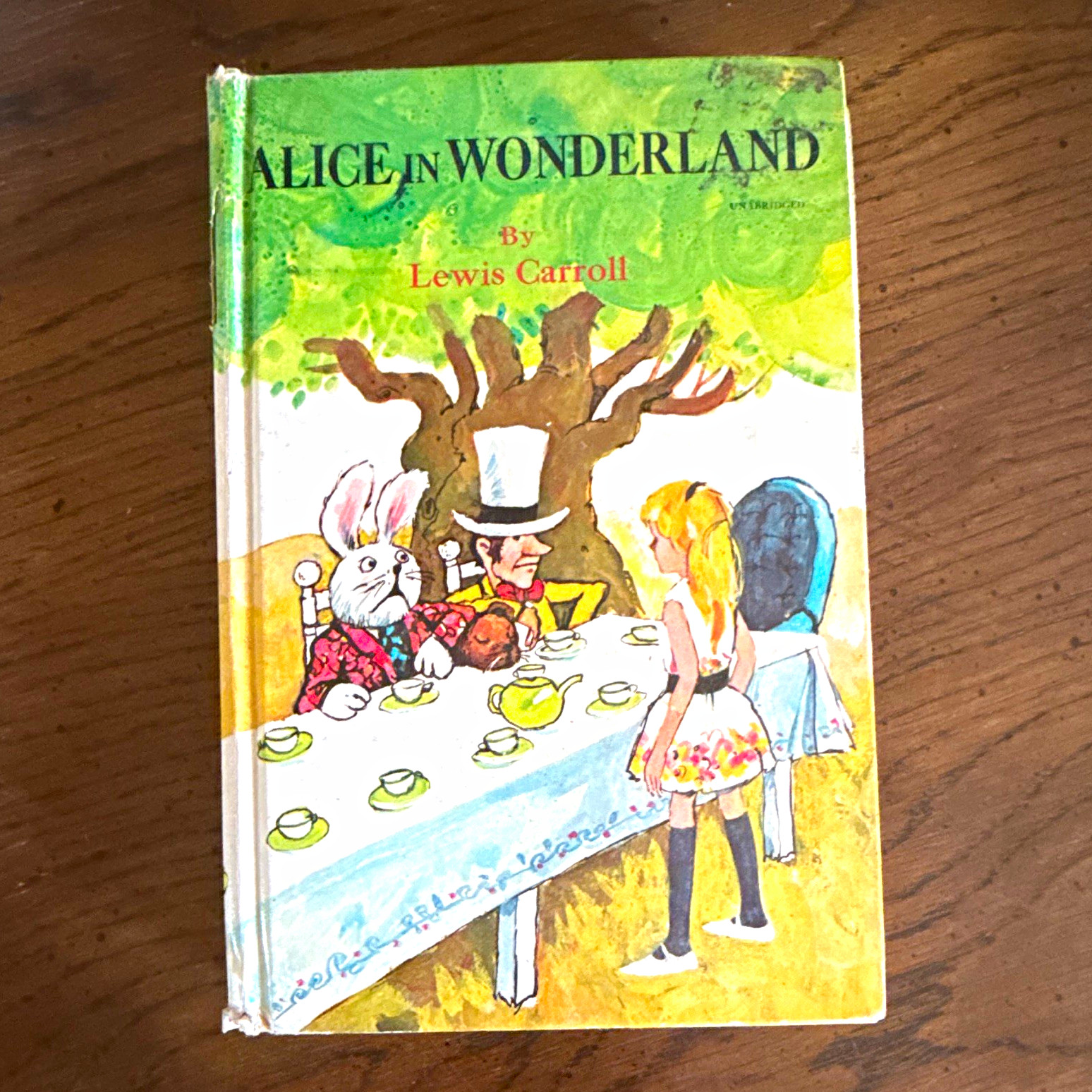 Alice in Wonderland by Lewis Carroll, Whitman 1970 Hardcover Illustrated 1st Ed