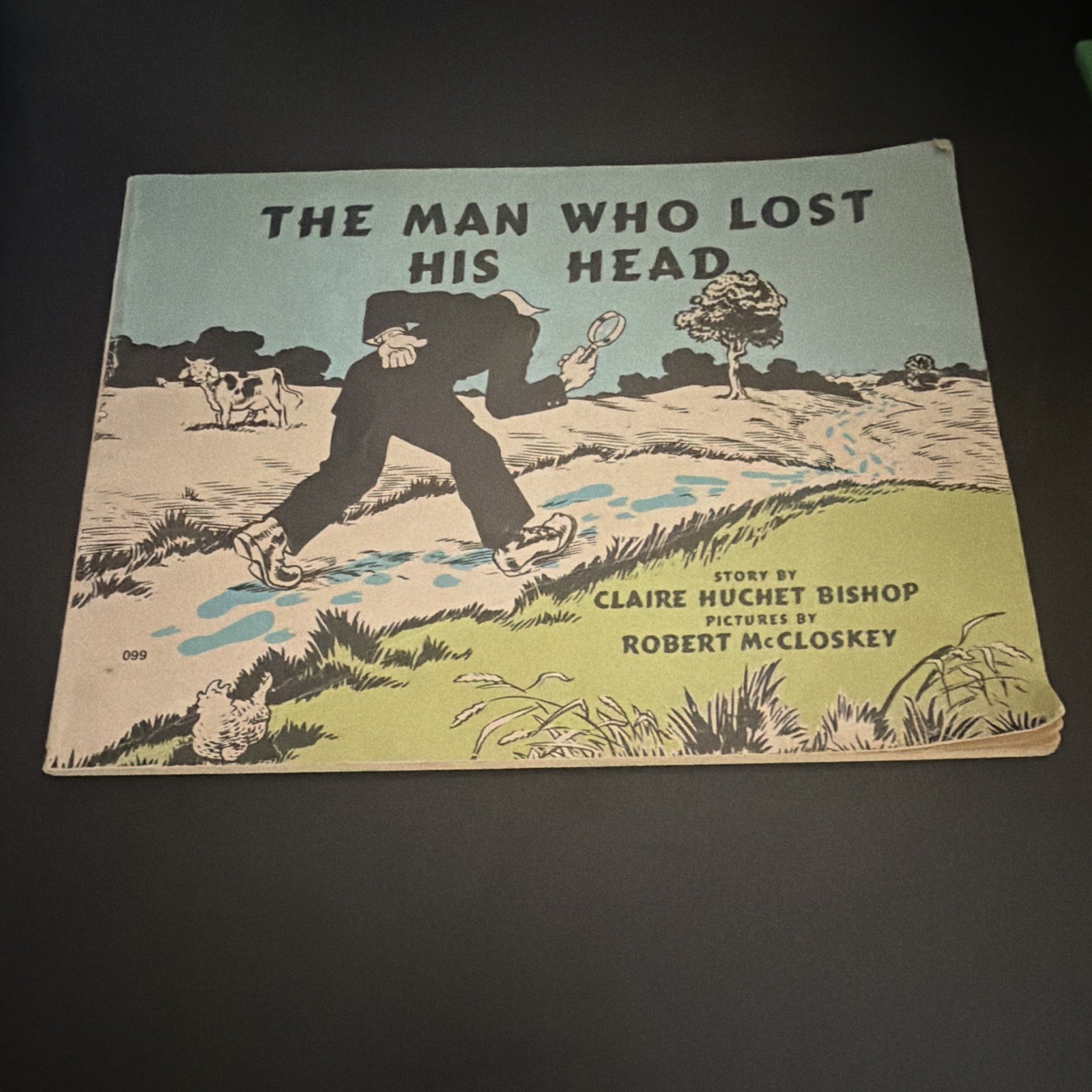 The Man Who Lost His Head PB Illustrated Picture Book Ages 4-8 Bishop McCloskey