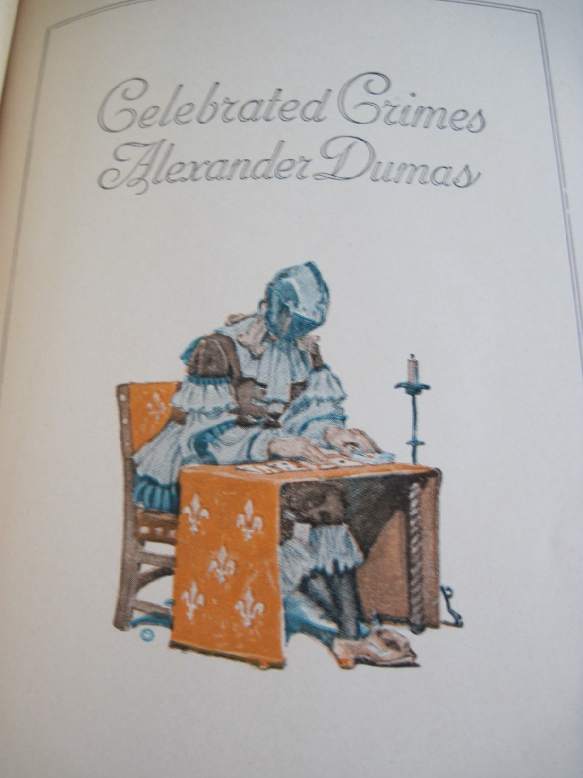 Celebrated Crimes Alexandre Dumas Set of 7 Hardcover Books