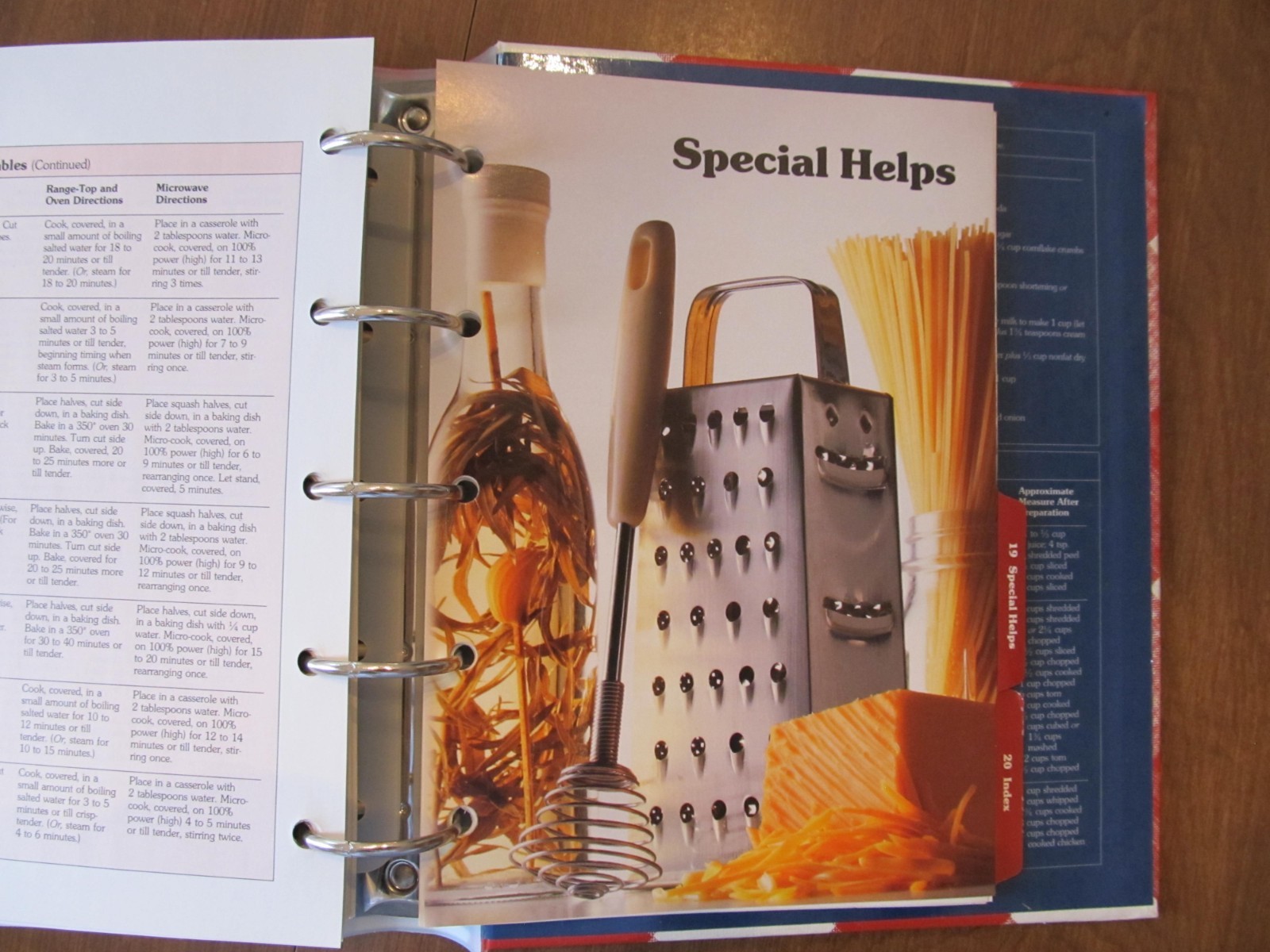 Vintage Better Homes and Gardens NEW COOK BOOK, 1989, Five Ring Binder 472 Pages
