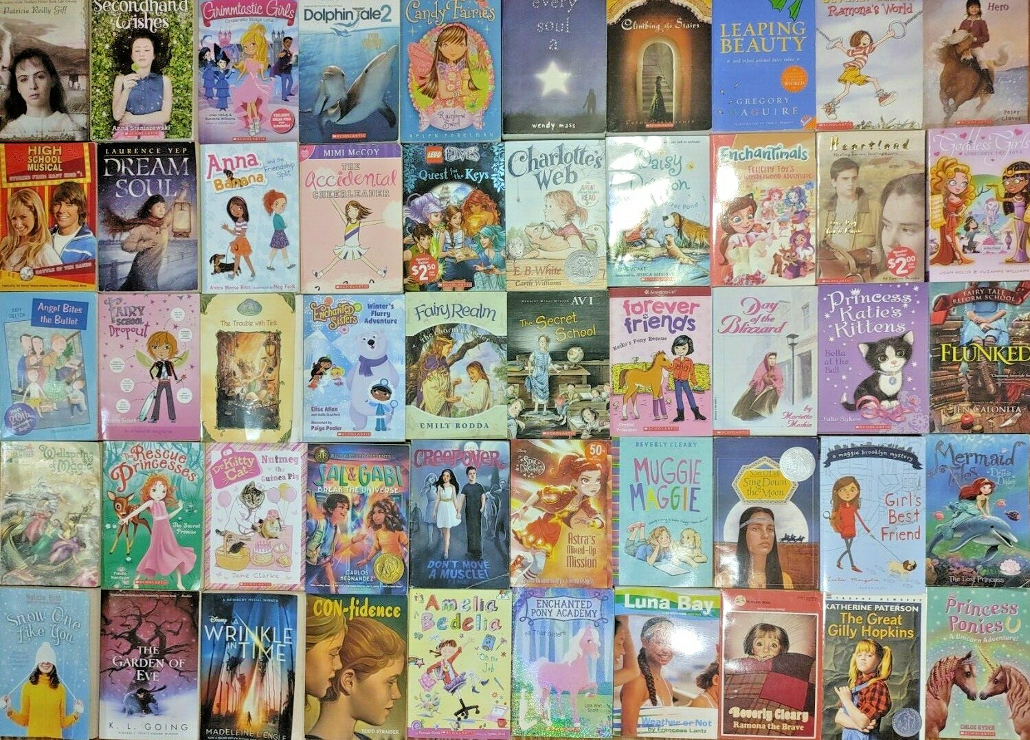 RANDOM Lot of 100 4th Grade AR Chapter Books RL Level 4.0-4.9 Homeschool Teacher