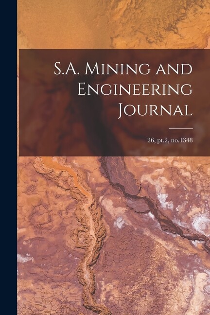 S A Mining And Engineering Journal; 26, Pt 2, No 1348