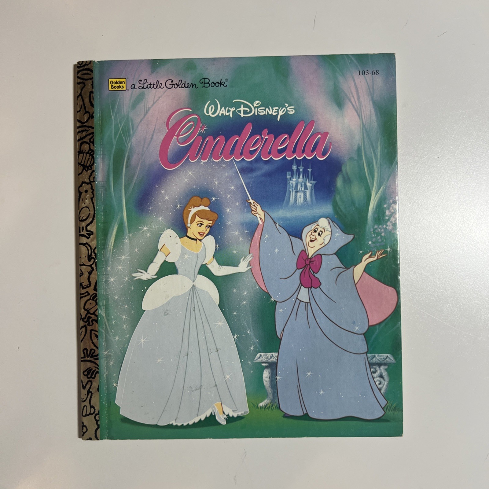 Vintage A Little Golden Book Disney’s Cinderella 1986 #6300
