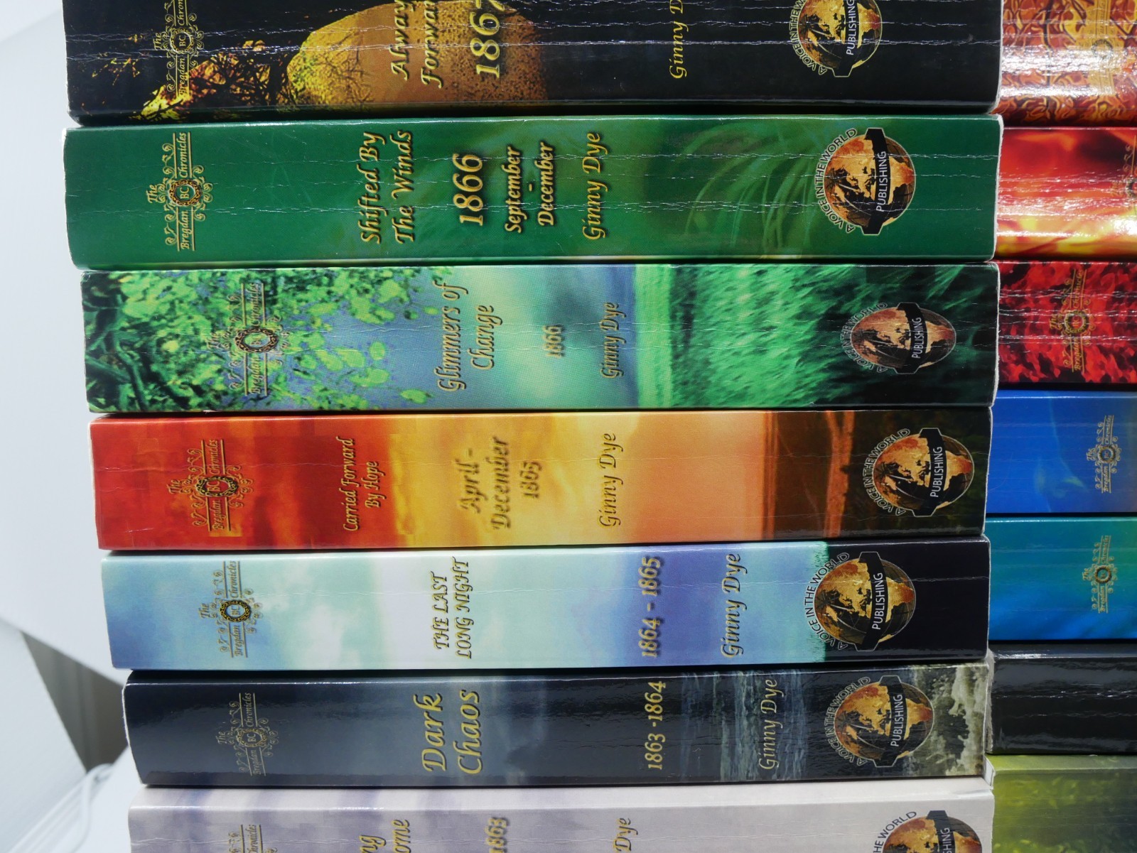 The BREGDAN CHRONICLES Ginny Dye Civil War Saga Paperback Lot 1-20 Complete