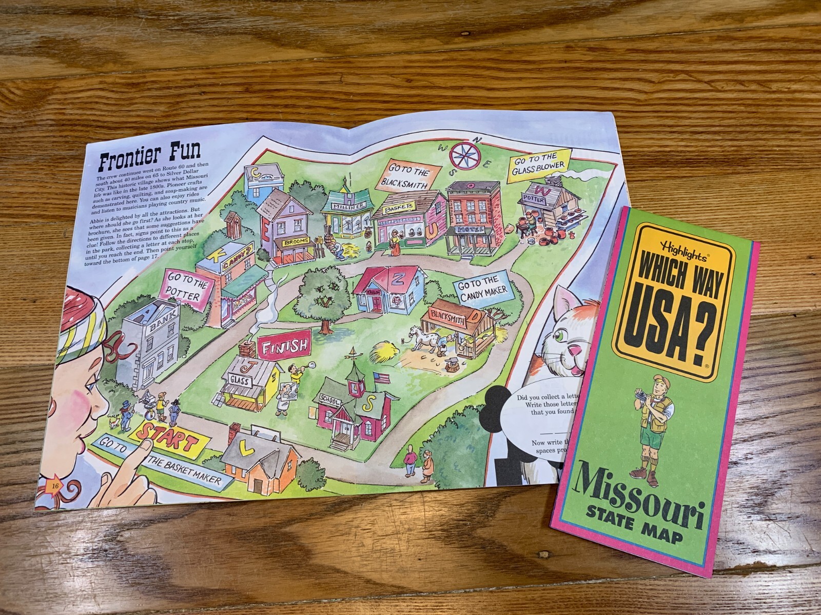 Highlights WHICH WAY USA Books & Maps Louisiana Missouri Alabama Mississippi