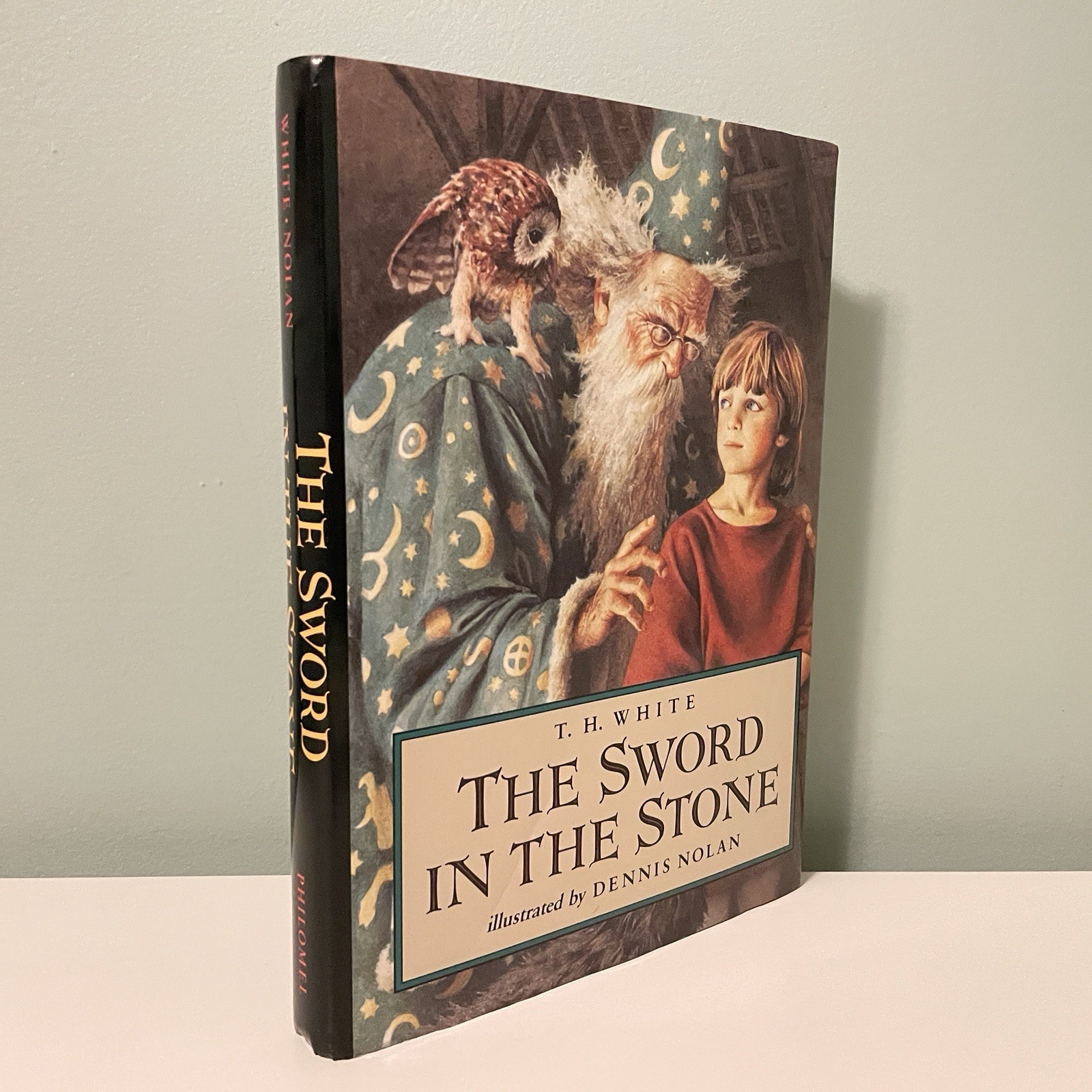 The Sword in the Stone by T. H. White (1993 Philomel Hardcover DJ Dennis Nolan)