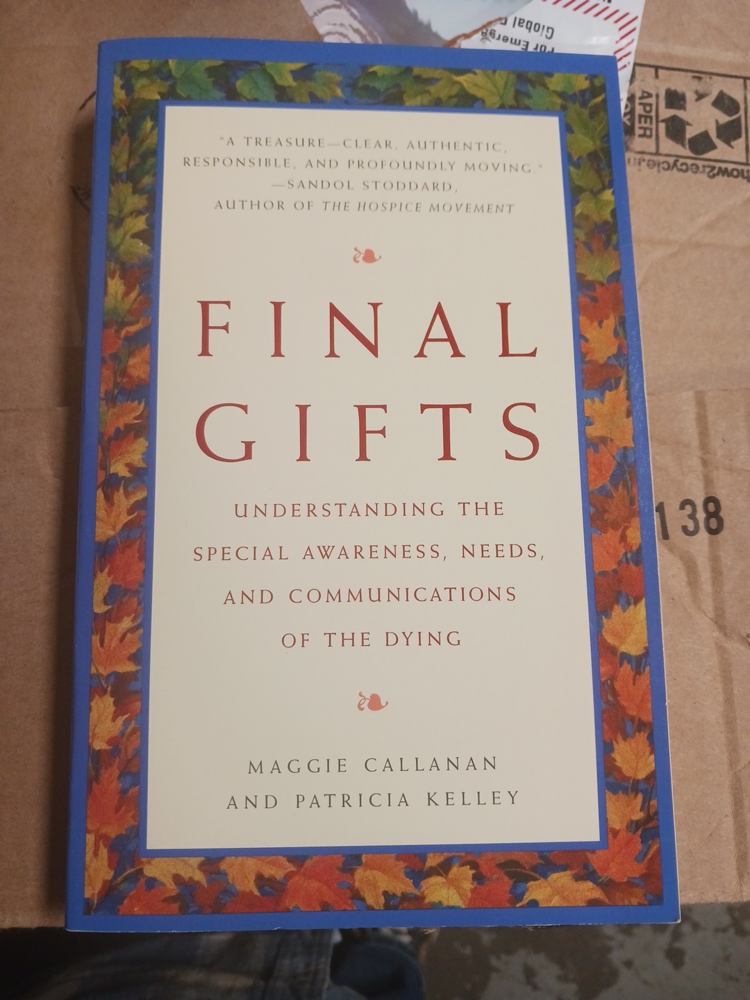 Final Gifts Paperback Maggie Callahan And Patricia Kelley
