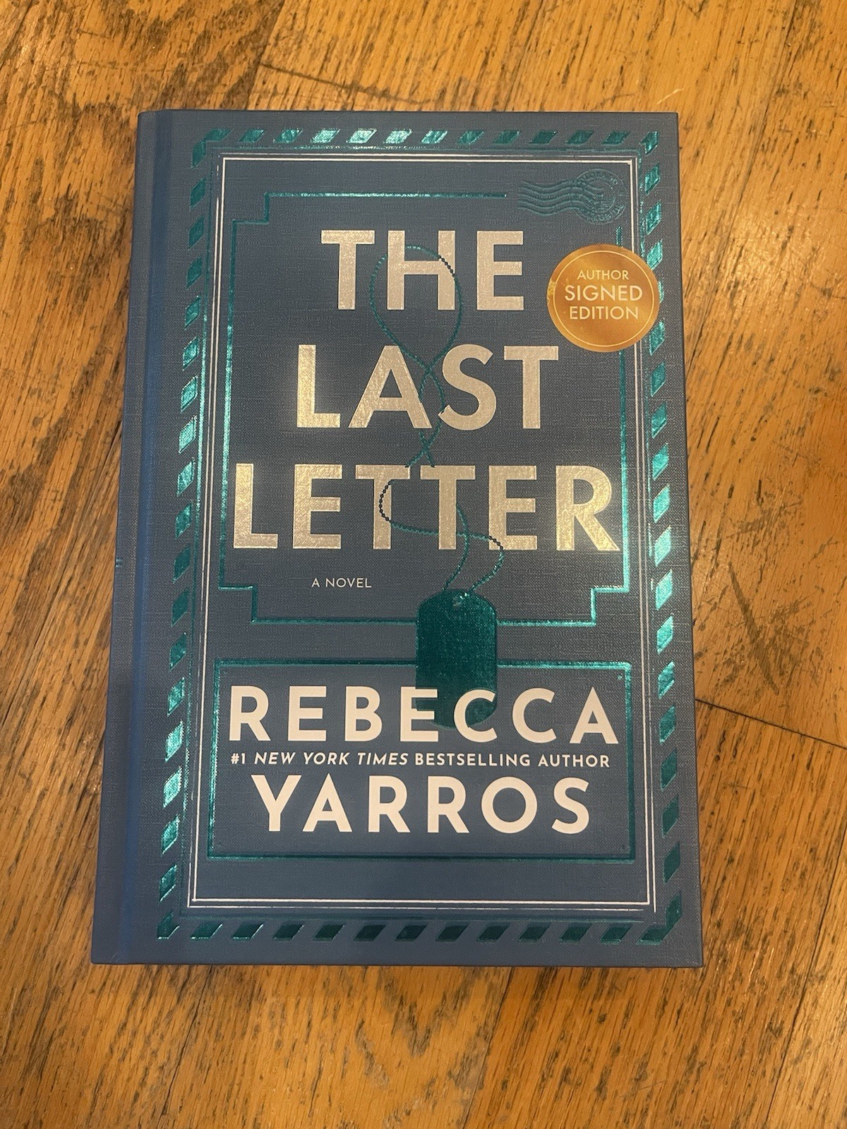 AUTOGRAPHED SIGNED The Last Letter Deluxe Edition by Rebecca Yarros NEW