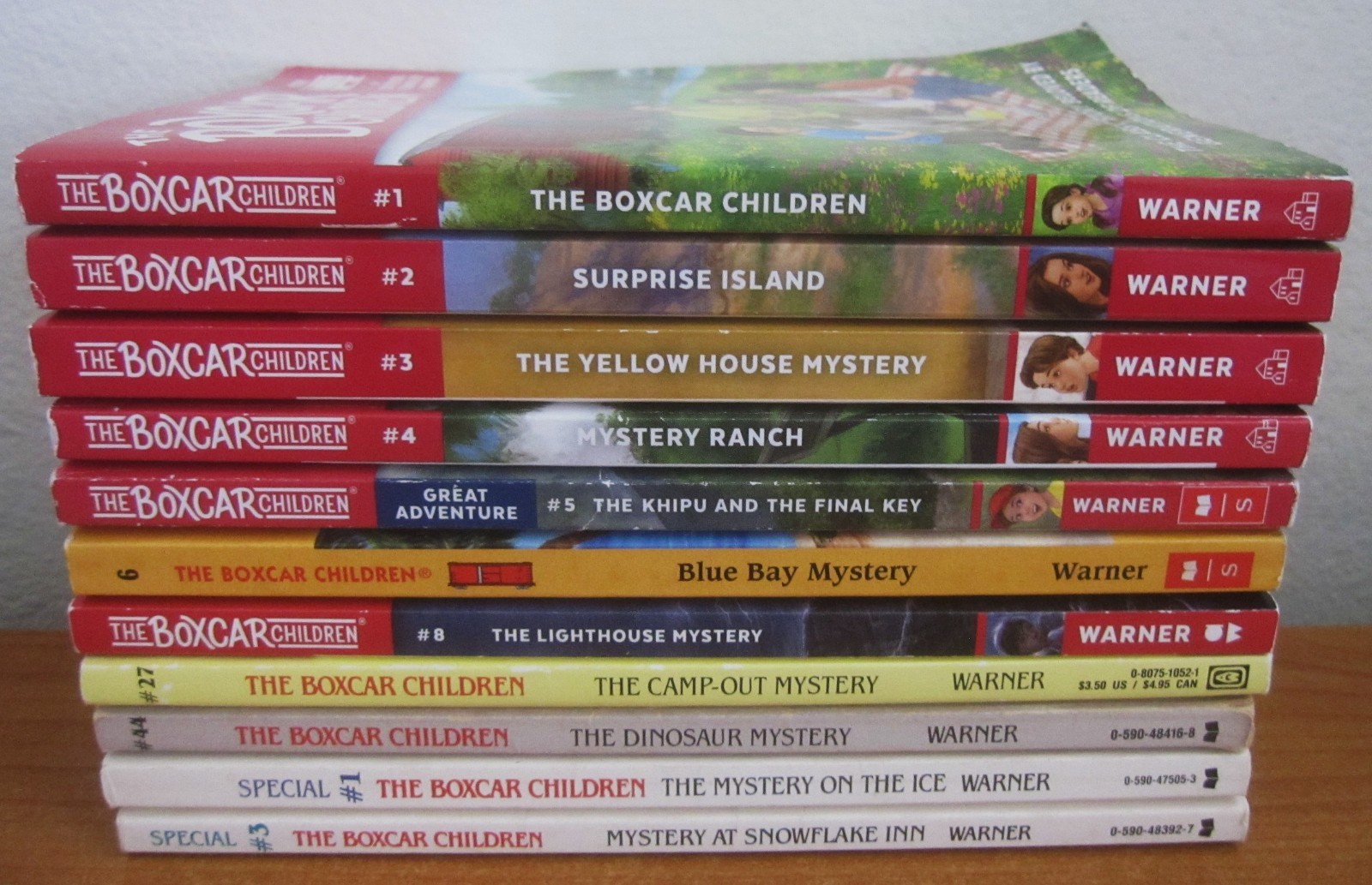 LOT OF 11 BOXCAR CHILDREN’S CHAPTER BOOKS BY GERTRUDE CHANDLER WARNER