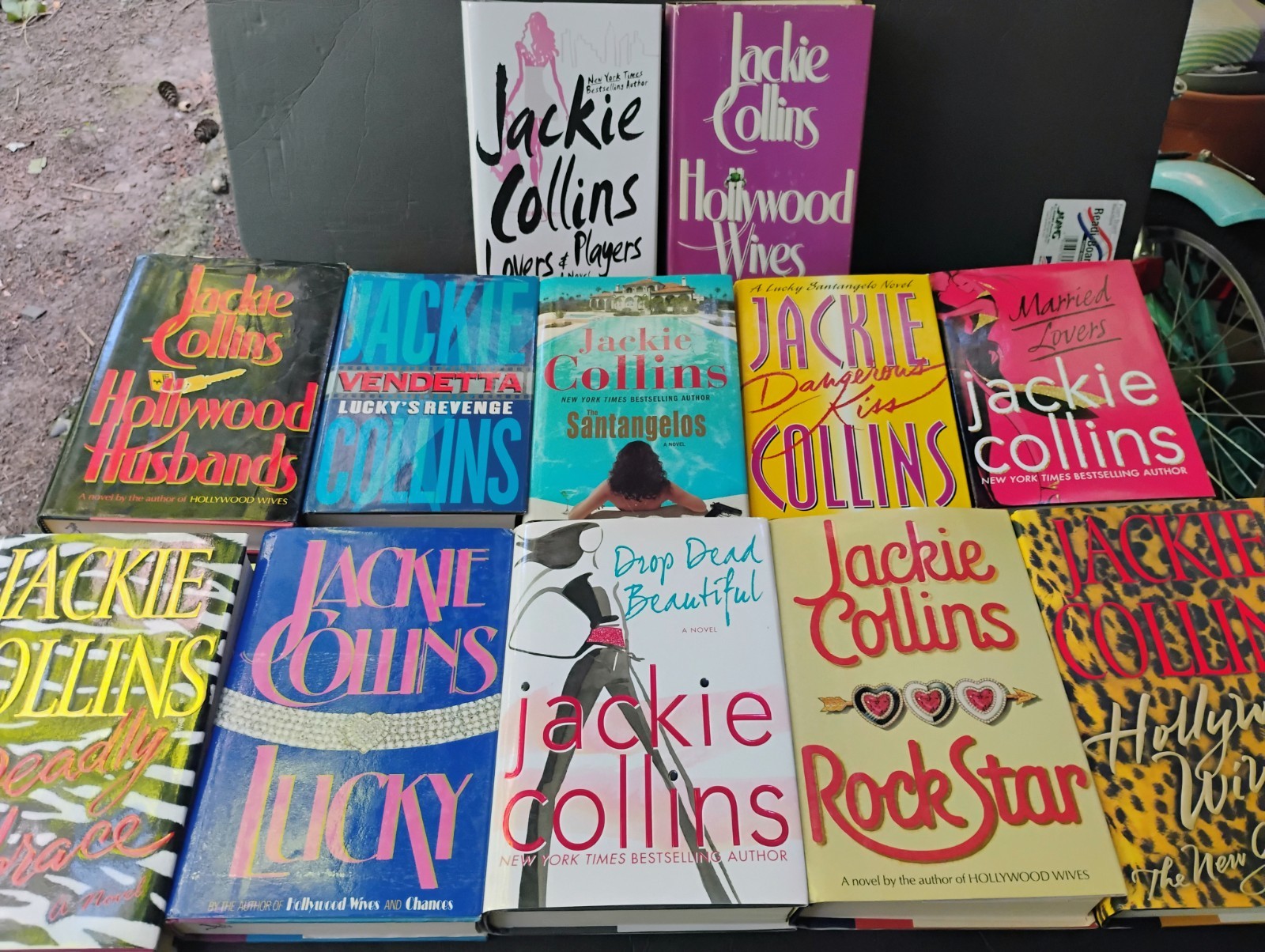 Lot of 12 Vtg Hardcover Books by Jackie Collins – All Excellent Condition w/DJs