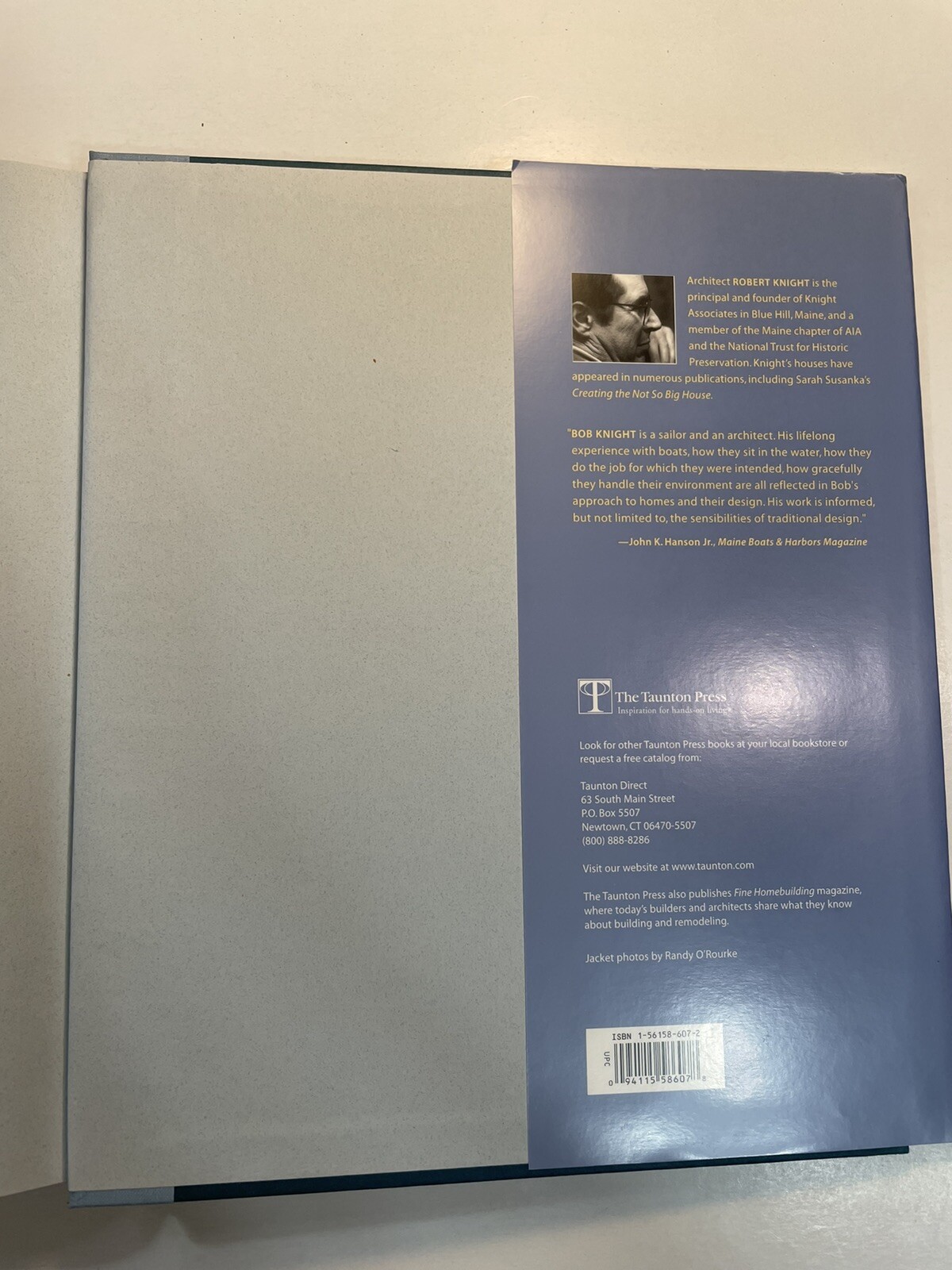 A House on the Water Robert W Knight first edition 2003 Taunton Press HC DJ